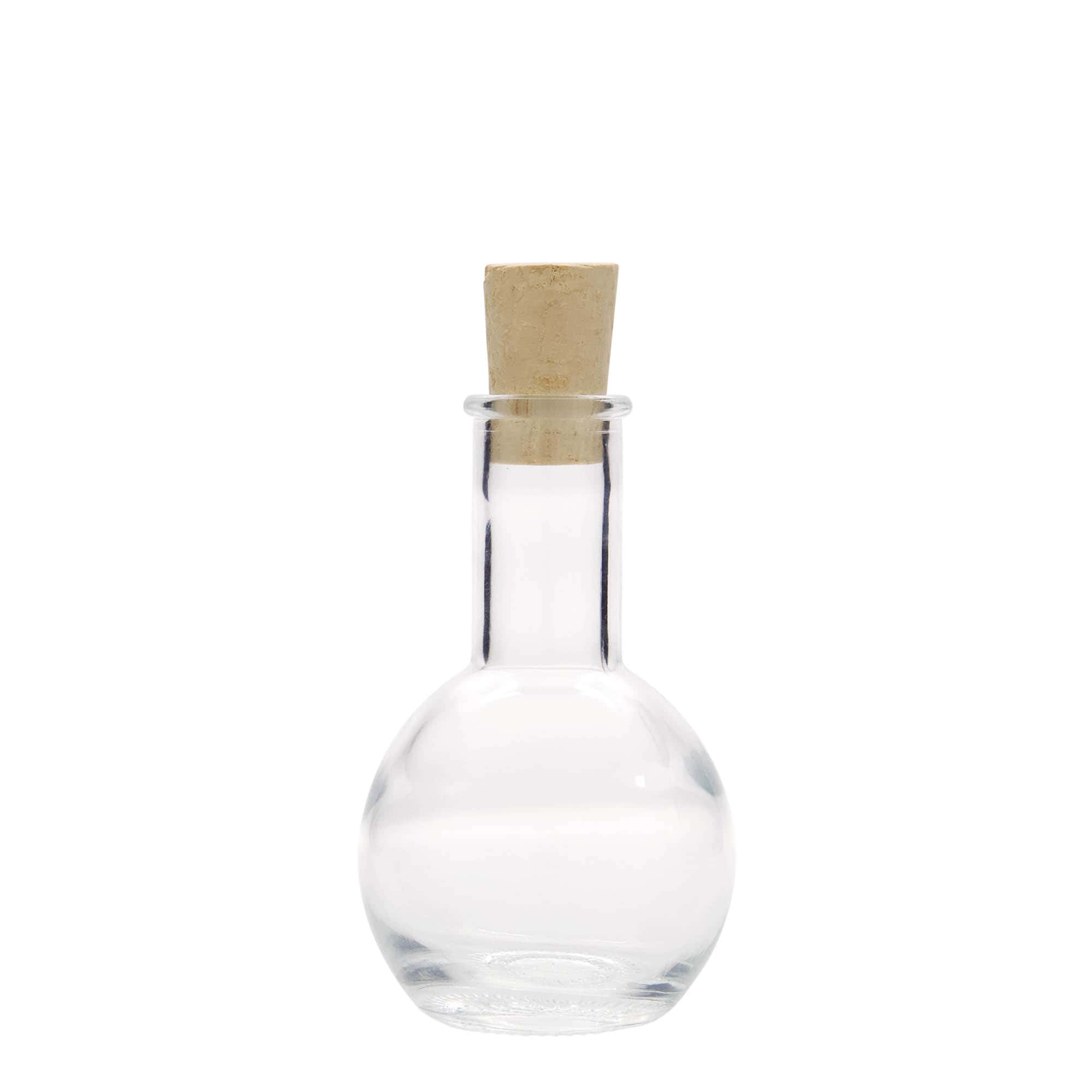 100 ml skleněná lahvička „Tulipano“, hrdlo: korek