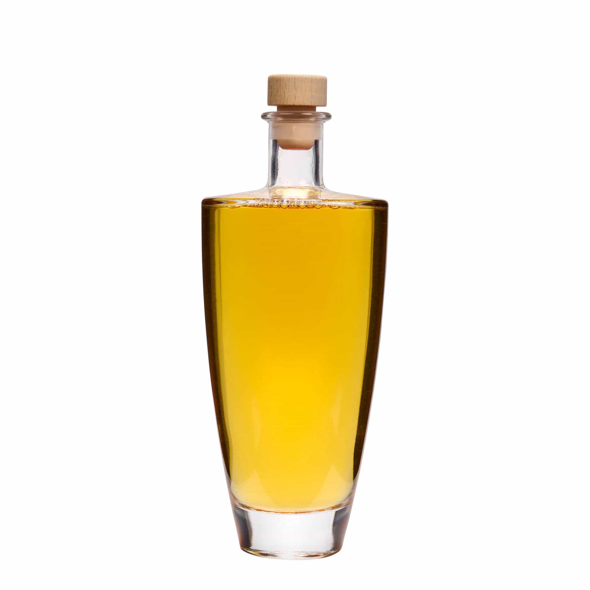 Skleněná lahev 500 ml 'Vanessa', oválná, uzávěr: korek