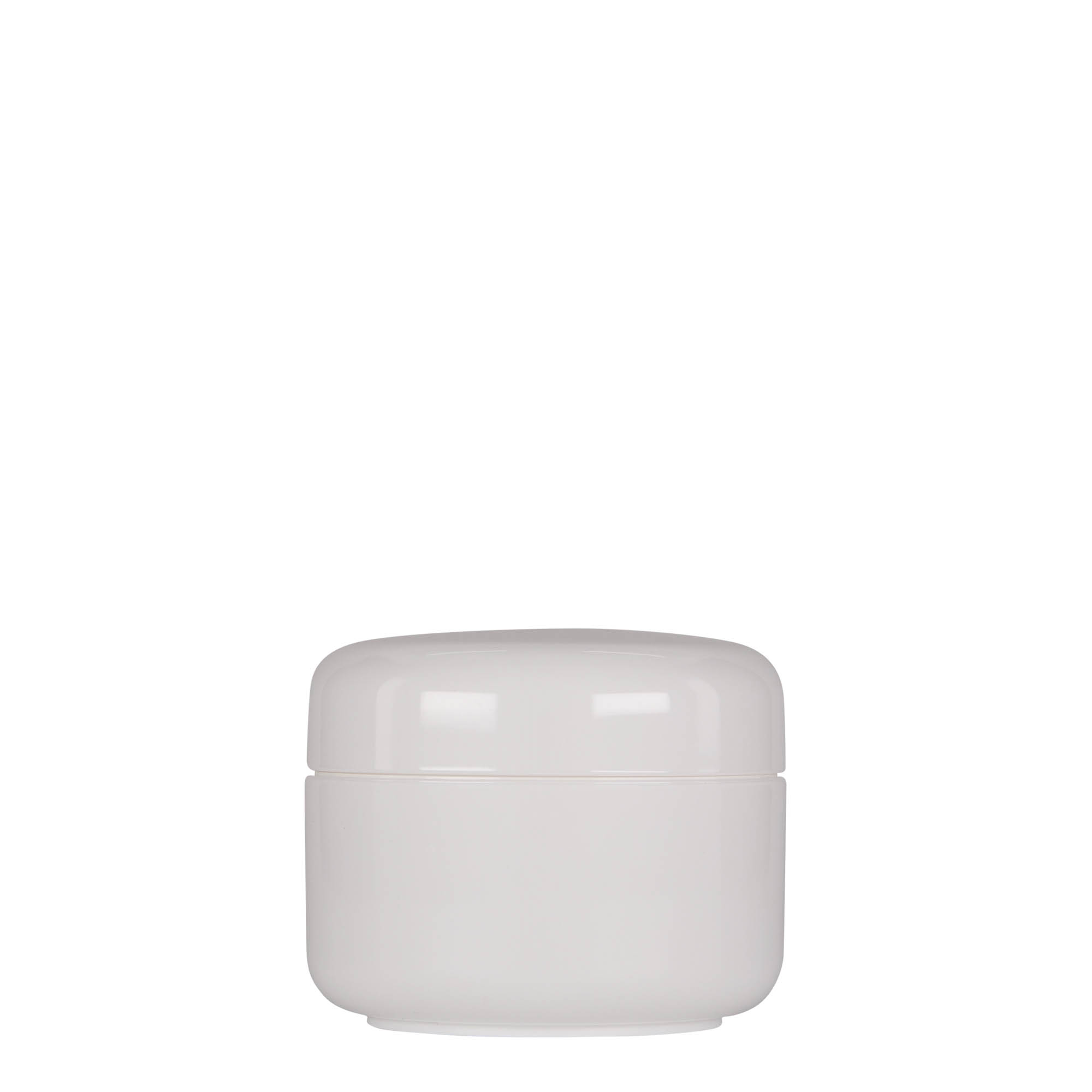 150 ml plastová dóza 'Bianca', PP, bílá, hrdlo: šroubovací uzávěr