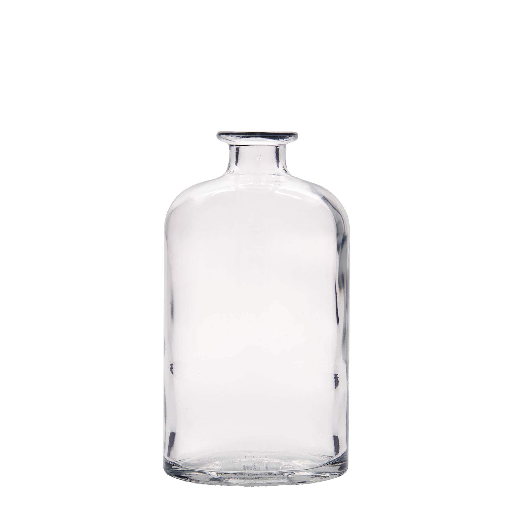 500 ml skleněná láhev 'Dundee', oválná, hrdlo: korek