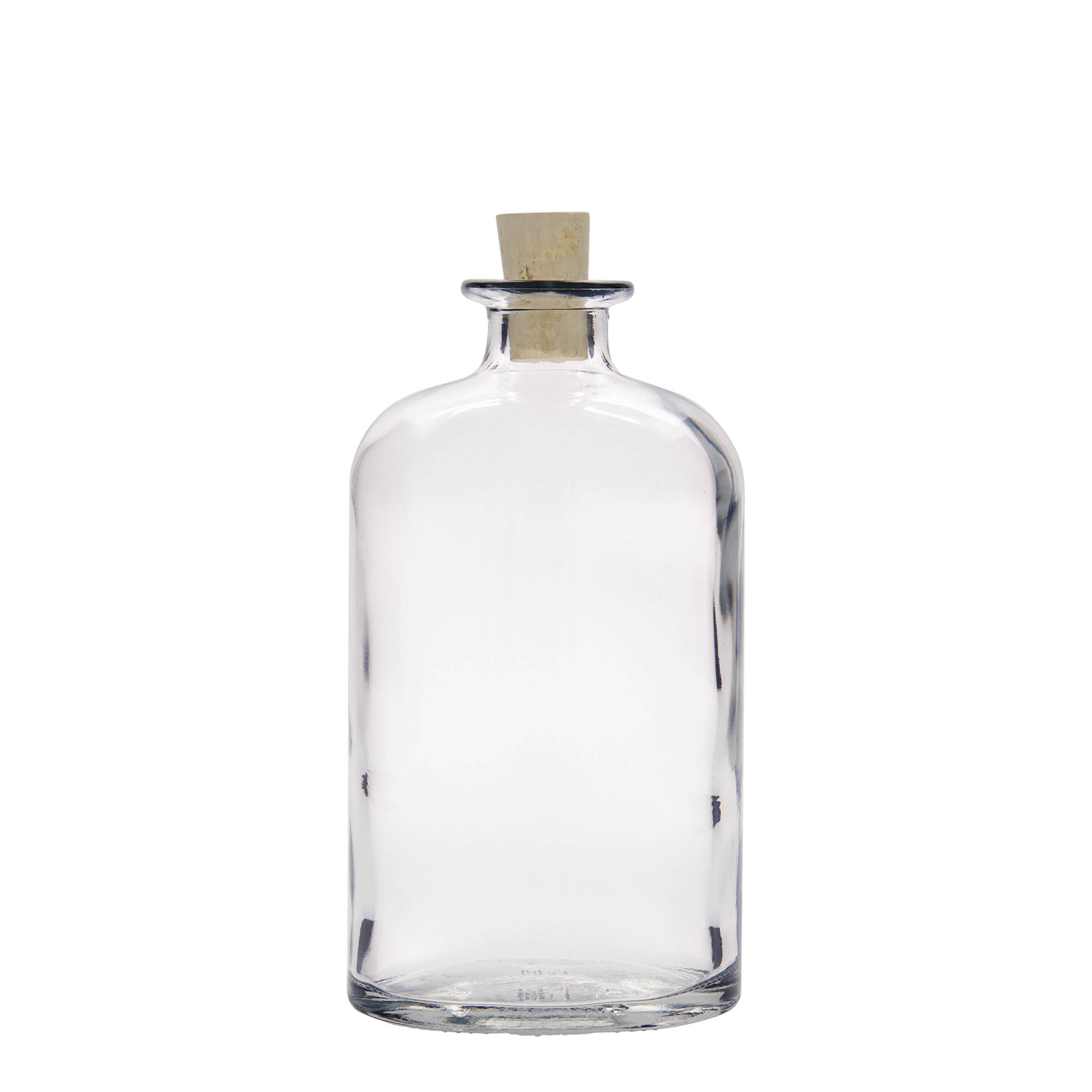 500 ml skleněná láhev 'Dundee', oválná, hrdlo: korek 500 ml skleněná láhev 'Dundee', oválná, hrdlo: korek