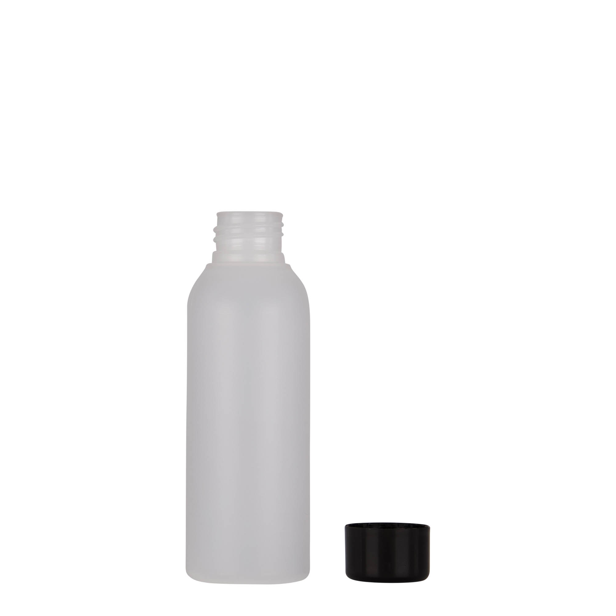 100 ml plastová láhev 'Tuffy', HDPE, přírodní, hrdlo: 24/410 100 ml plastová láhev 'Tuffy', HDPE, přírodní, hrdlo: 24/410