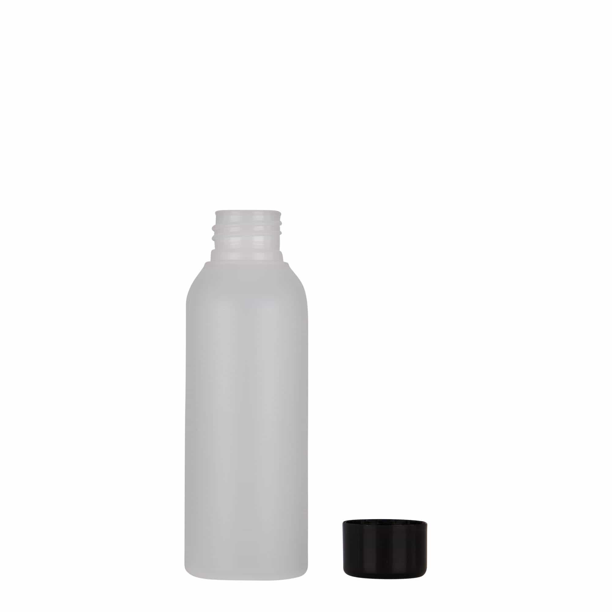 100 ml plastová láhev „Tuffy“, HDPE, přírodní, hrdlo: 24/410