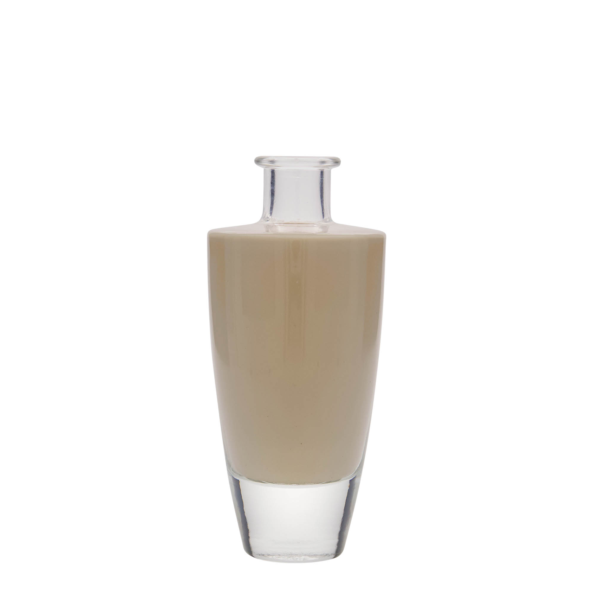 200 ml skleněná láhev „Vanessa“, oválná, hrdlo: korek