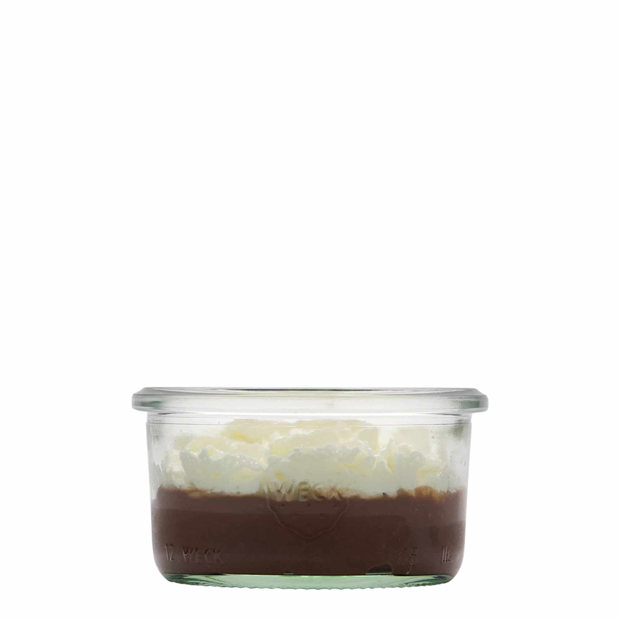 Konzervárenské sklenice WECK 165 ml, uzávěr: kulatý okraj