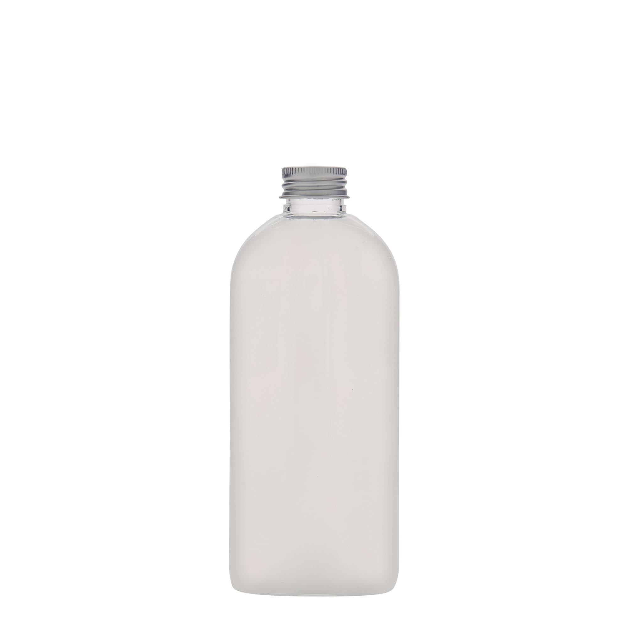 250 ml PET láhev „Iris“, oválná, plast, hrdlo: 24/410