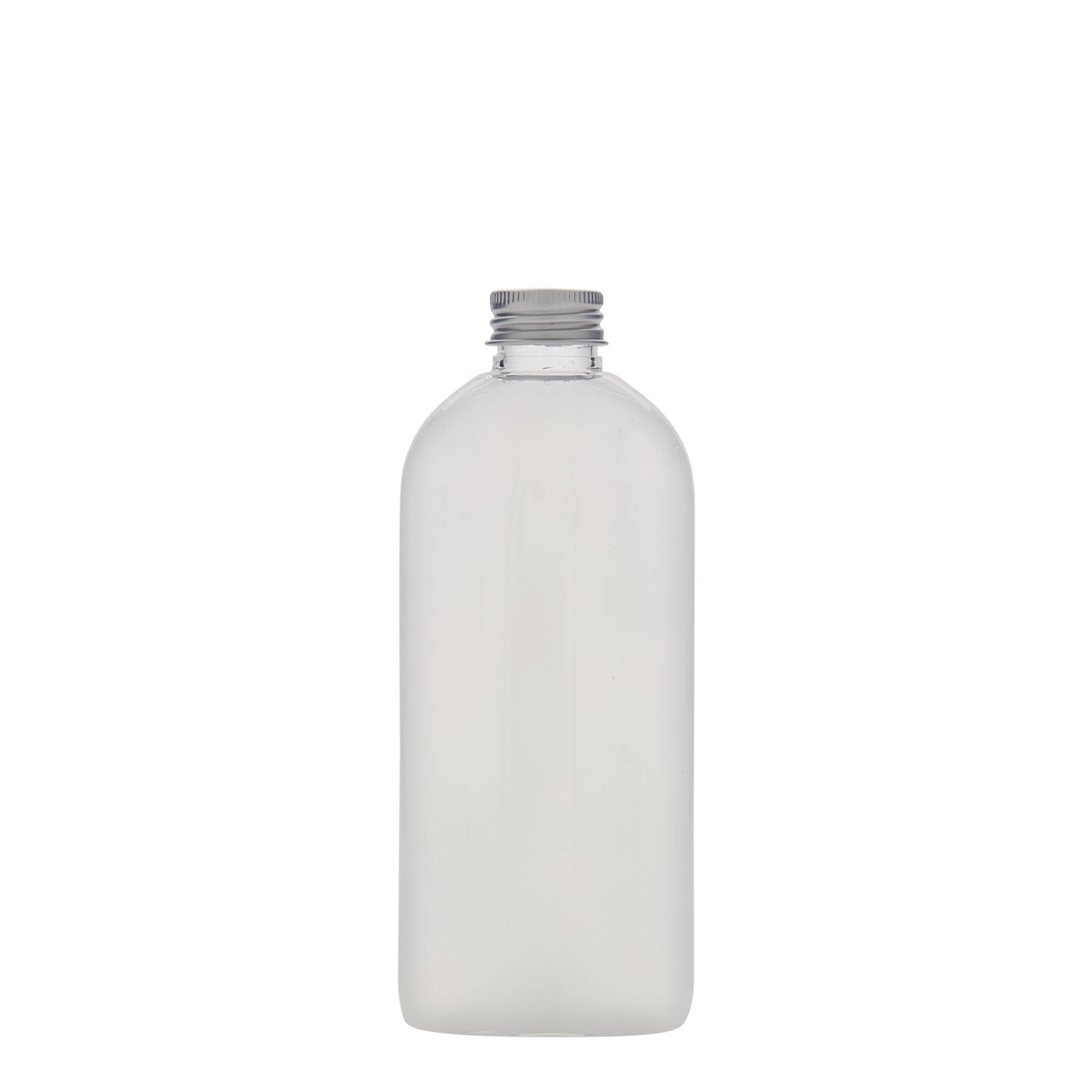 250 ml PET láhev „Iris“, oválná, plast, hrdlo: 24/410
