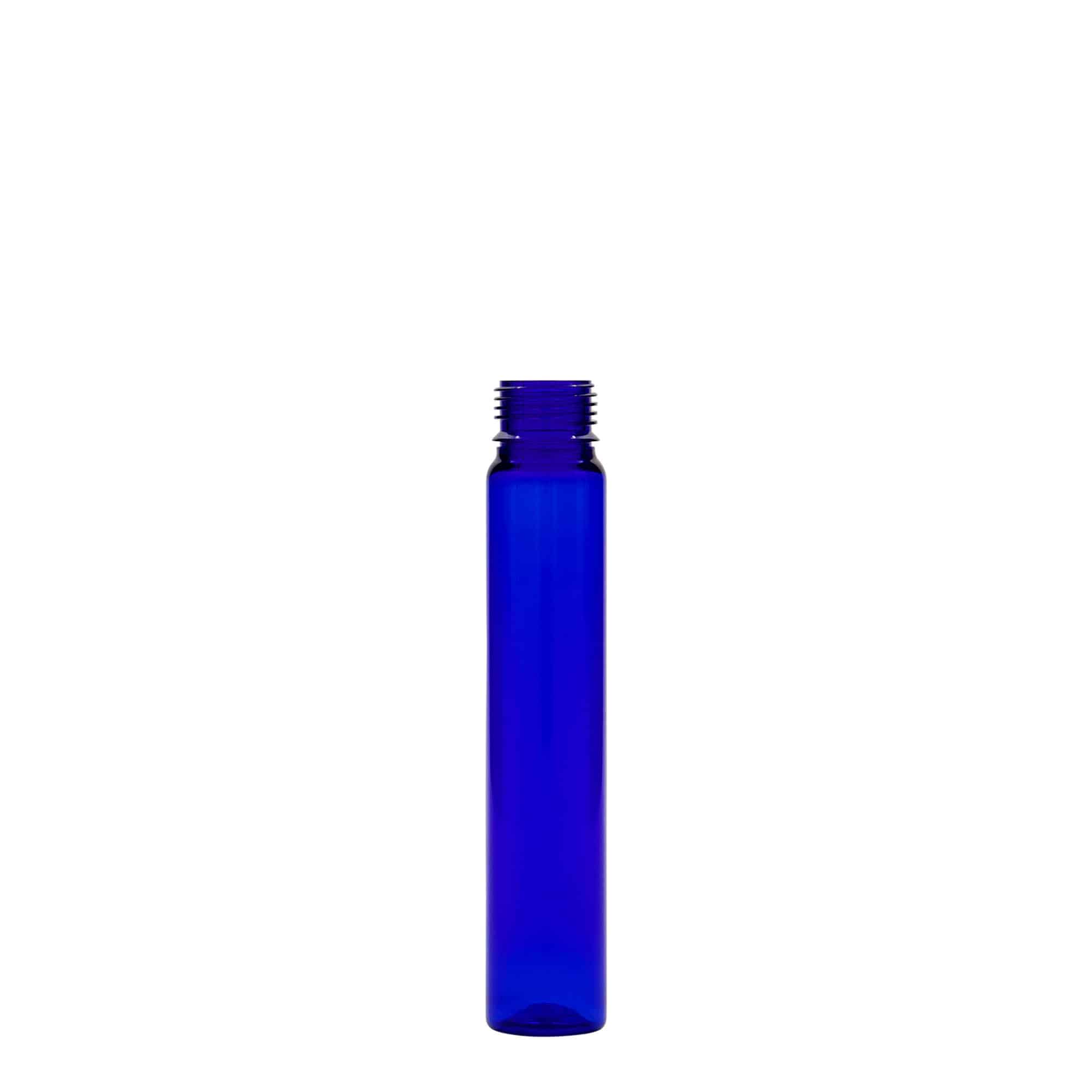 25 ml PET-ampulka, plast, královská modř, hrdlo: šroubovací uzávěr