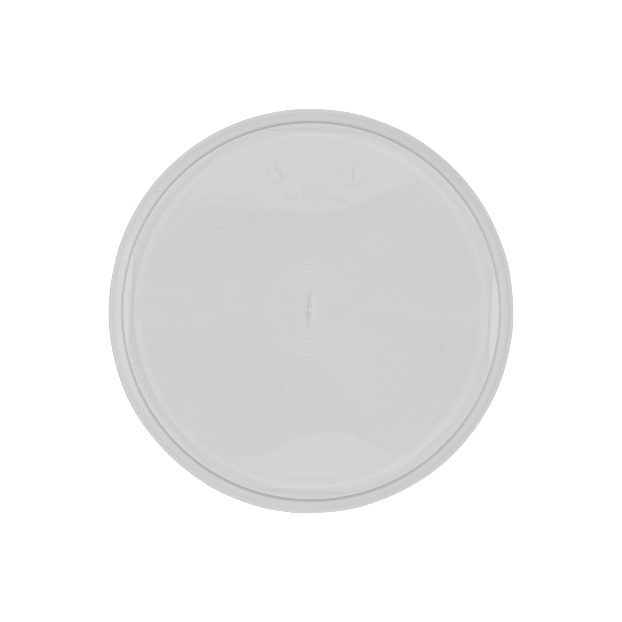 Víko na kyblík 5-6 l, plast PP, bílý