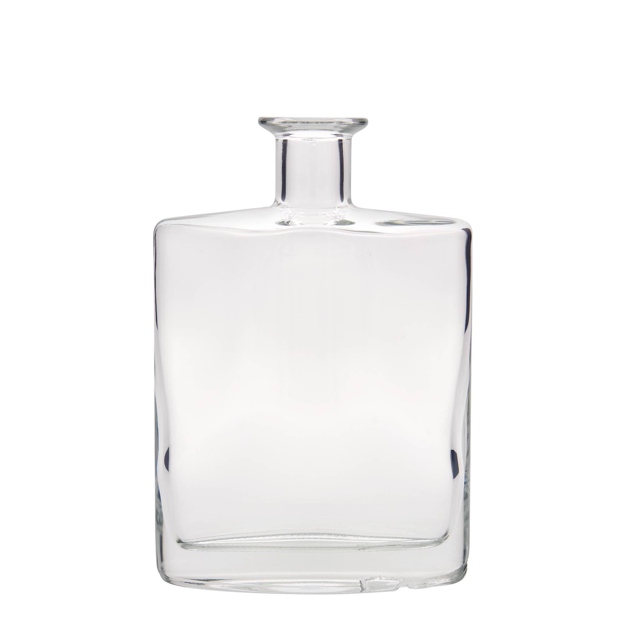 700 ml skleněná láhev 'Zorbas', oválná, hrdlo: korek