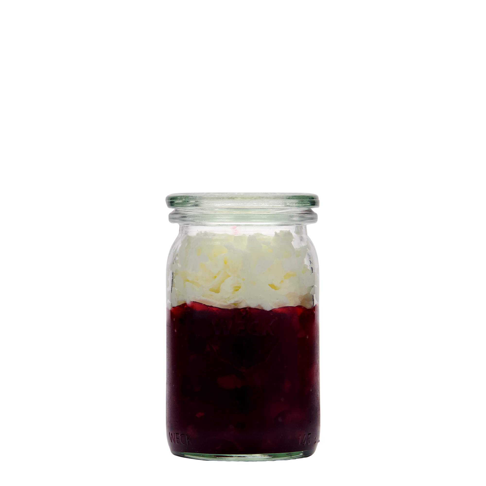145 ml WECK válcová sklenice, hrdlo: kulatý okraj
