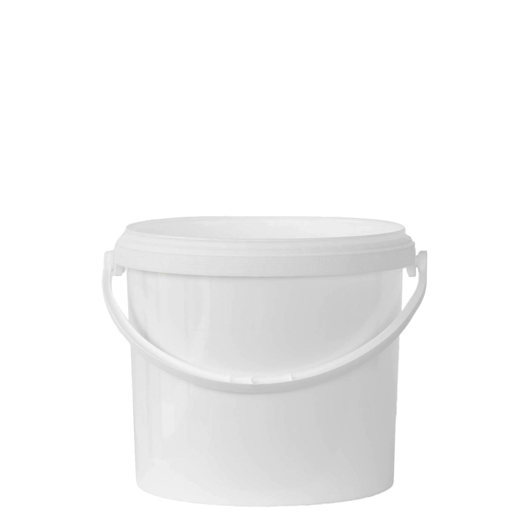 5 l kbelík, PP plast, bílý
