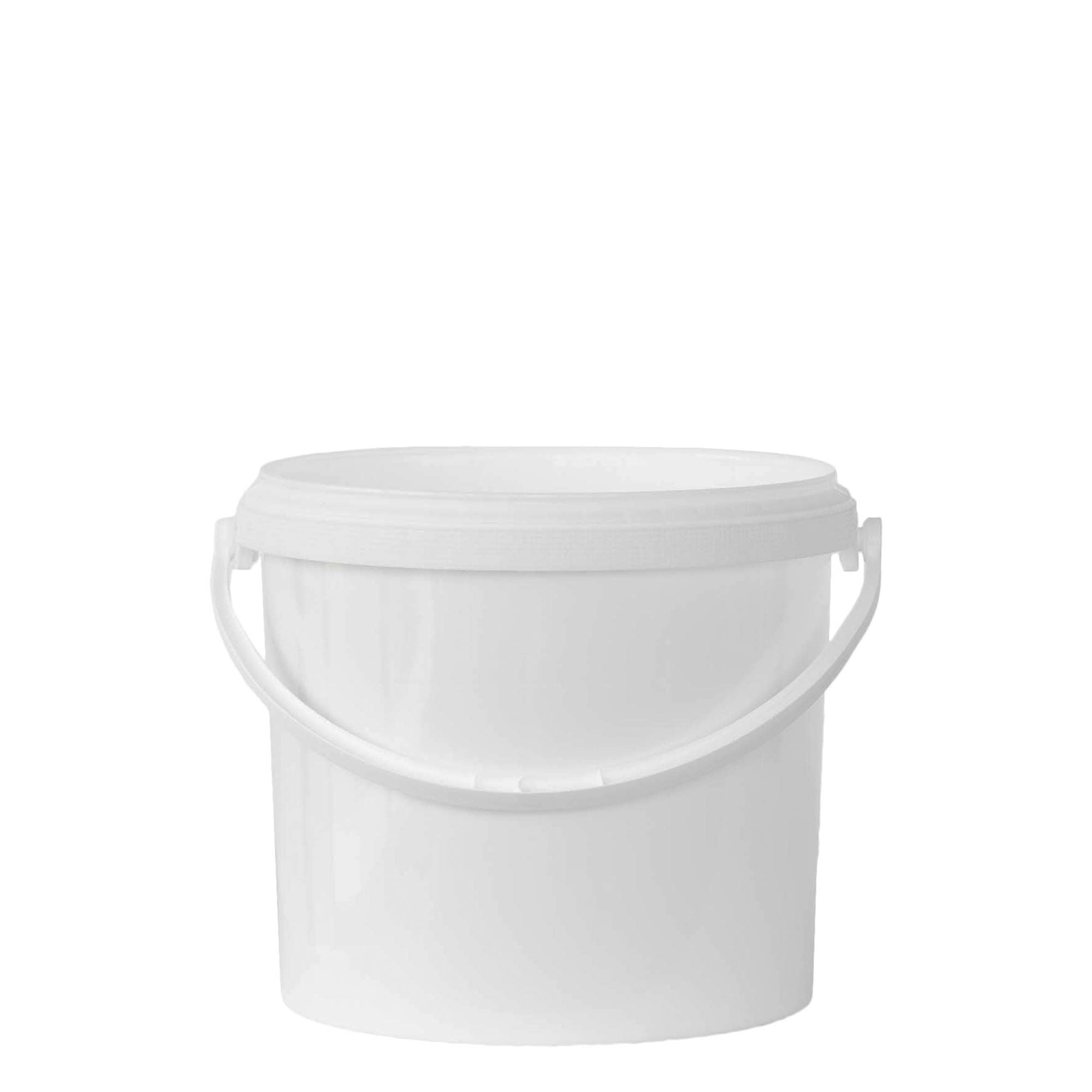 5 l kbelík, plast PP, bílý