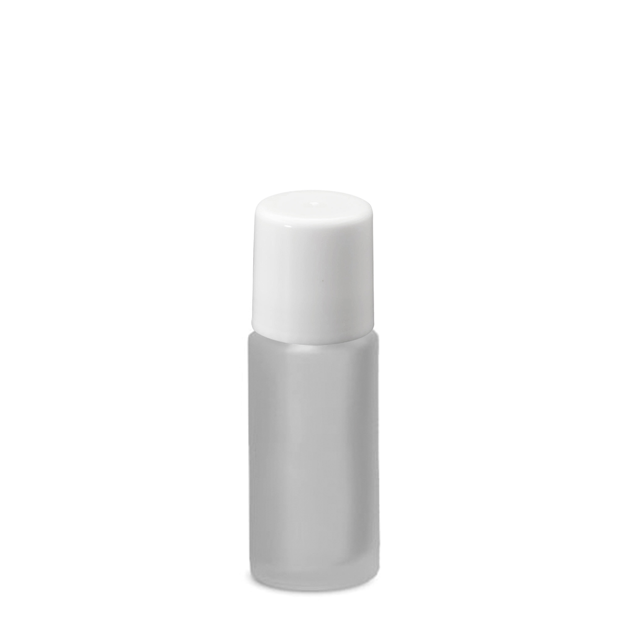 50 ml roll-on lahvička, sklo, hnědá, hrdlo: šroubovací uzávěr