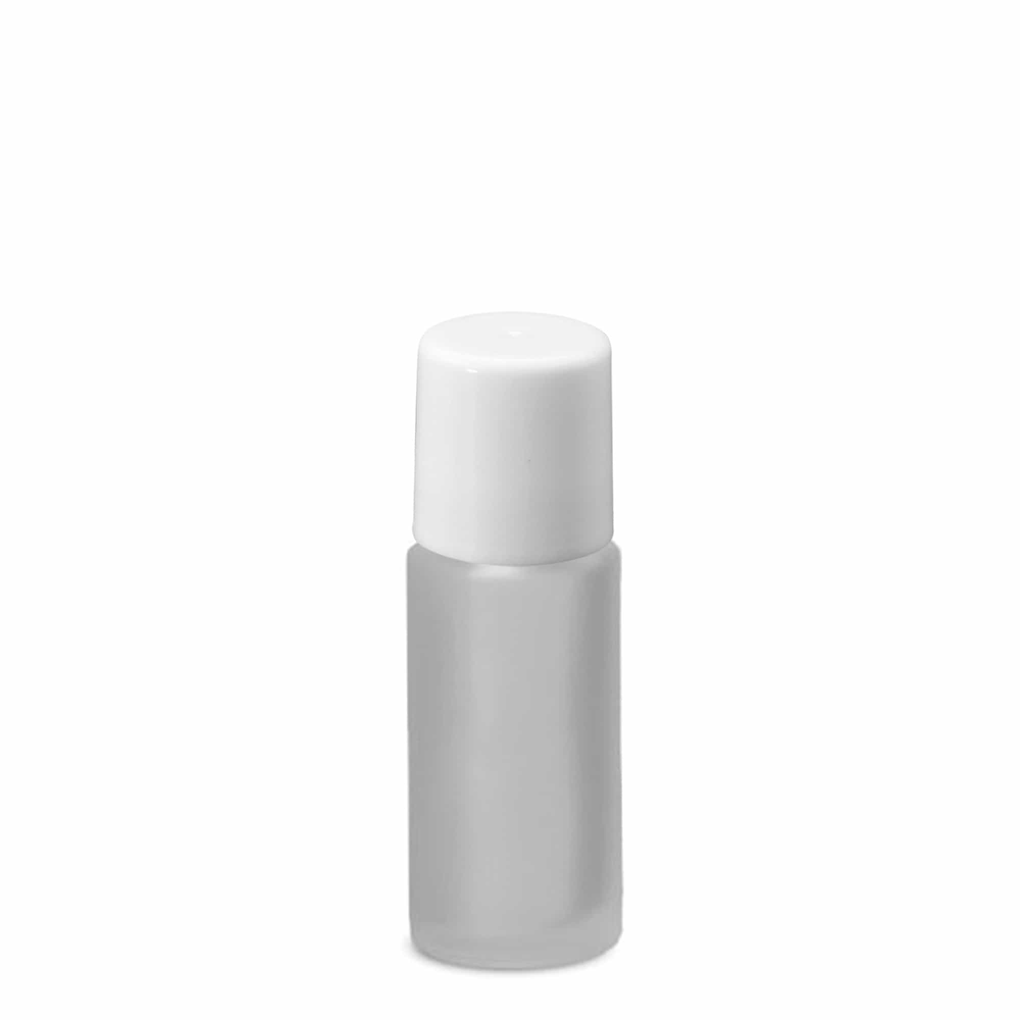 50 ml roll-on lahvička, sklo, matná, hrdlo: šroubovací uzávěr