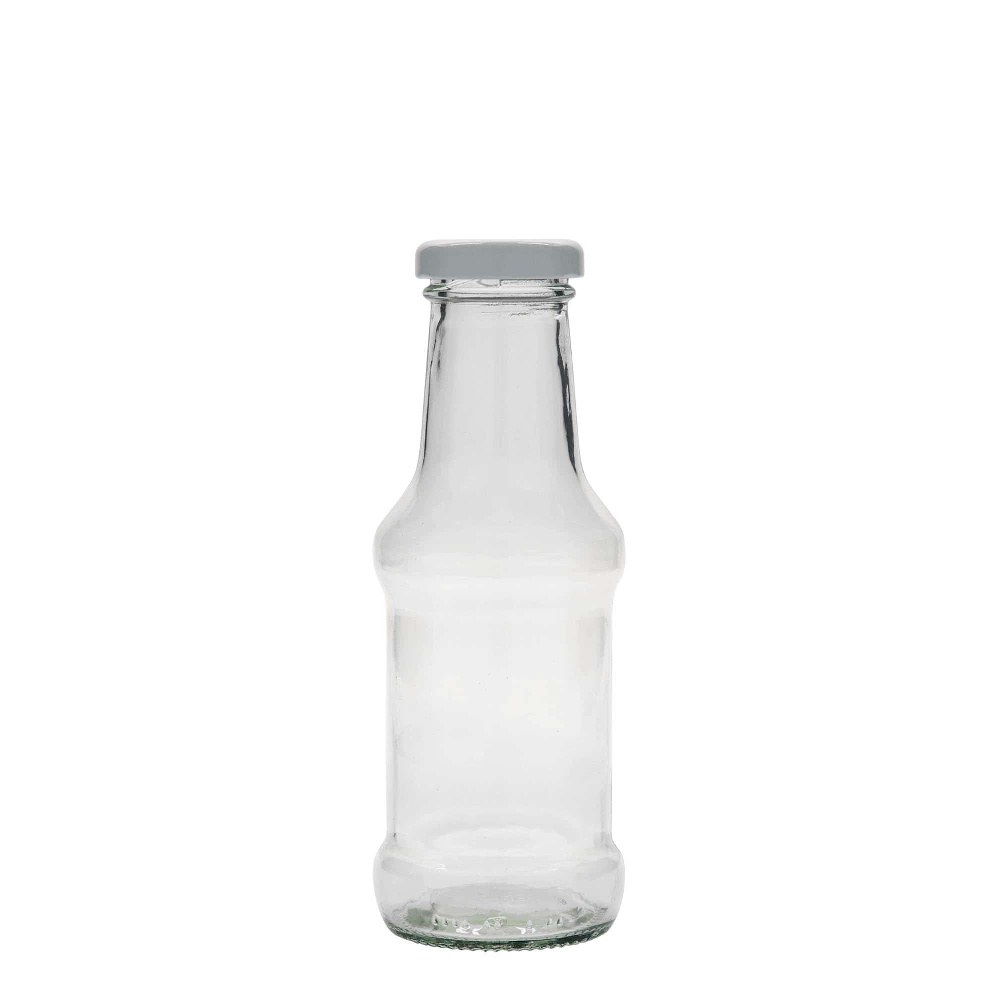 250 ml lahvička na omáčku, sklo, hrdlo: Twist-Off (TO 38)