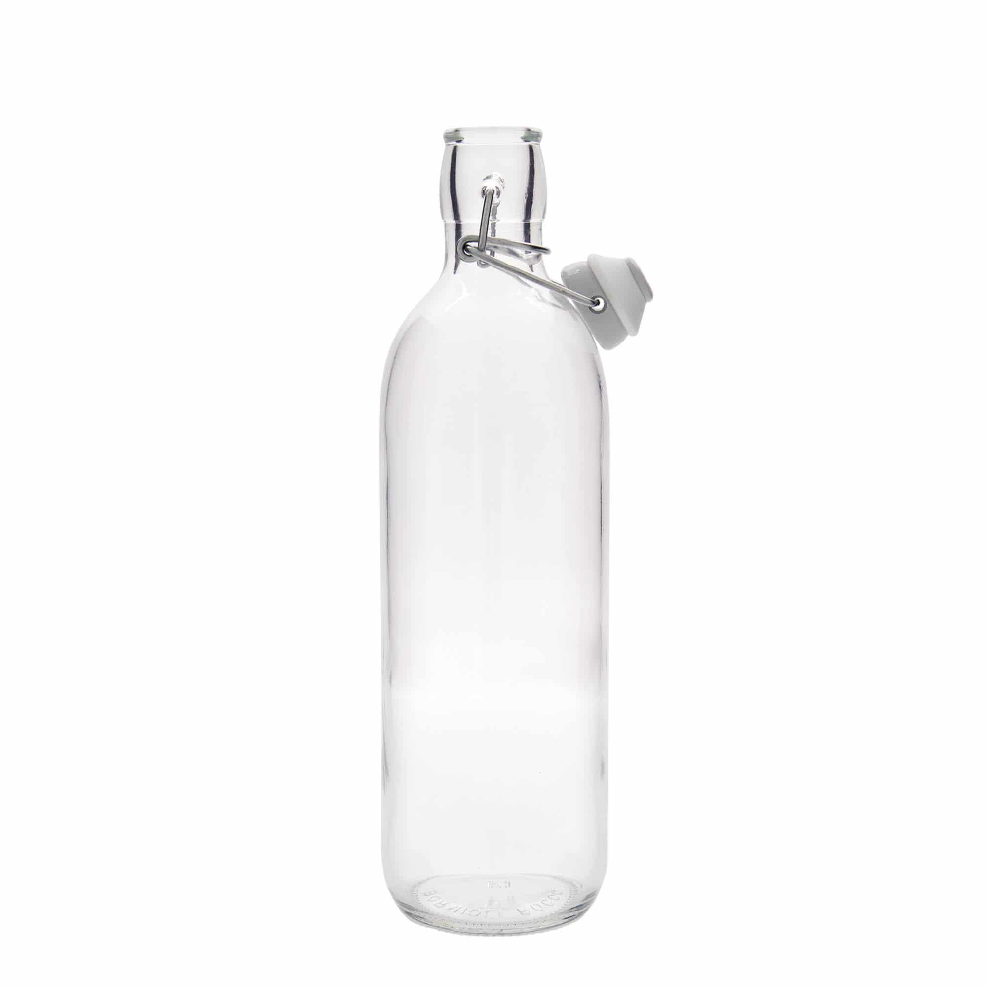 Skleněná lahev 1000 ml 'Emilia', uzávěr: třmenový uzávěr Skleněná lahev 1000 ml 'Emilia', uzávěr: třmenový uzávěr