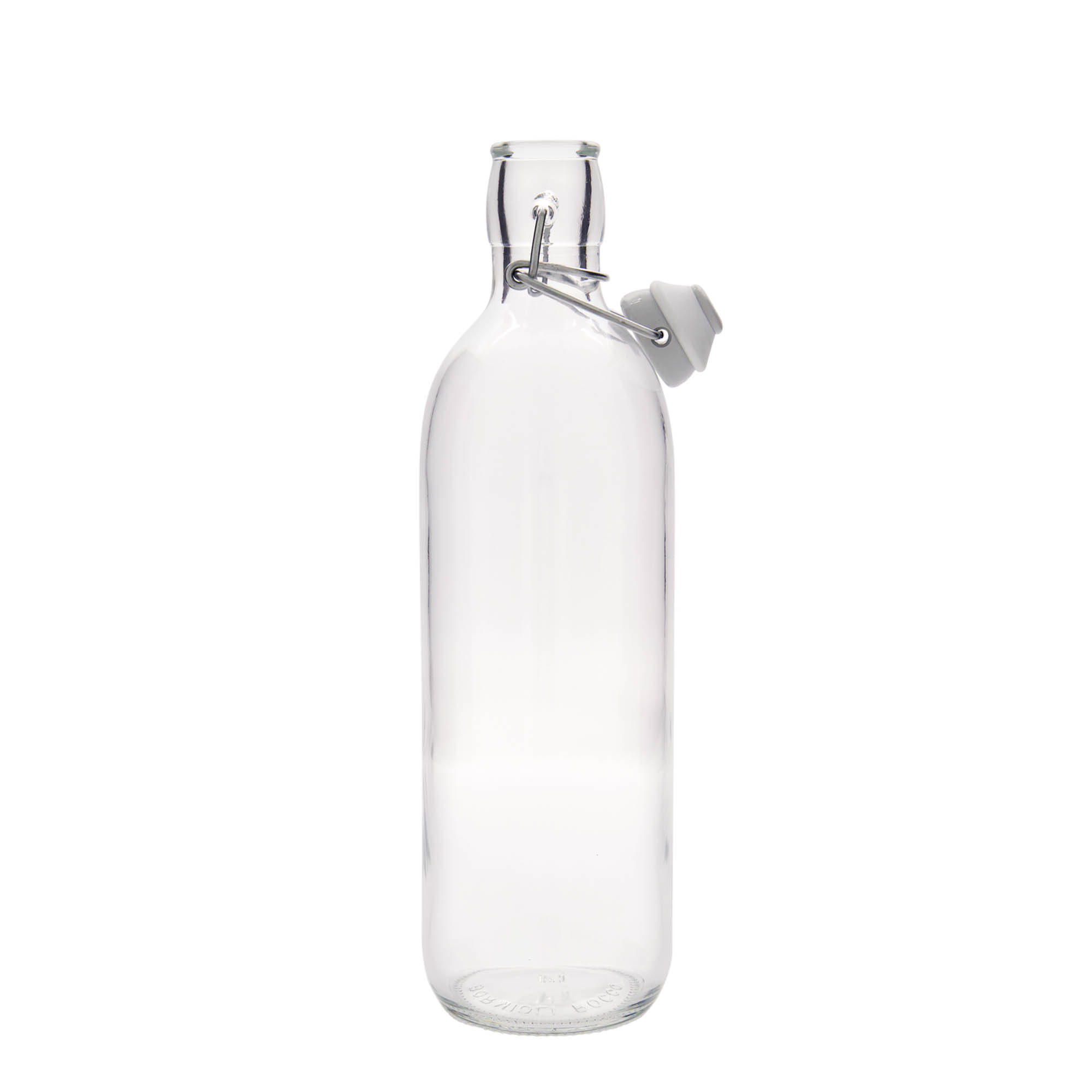 1.000 ml skleněná láhev 'Emilia', hrdlo: uzávěr s pákou 1.000 ml skleněná láhev 'Emilia', hrdlo: uzávěr s pákou