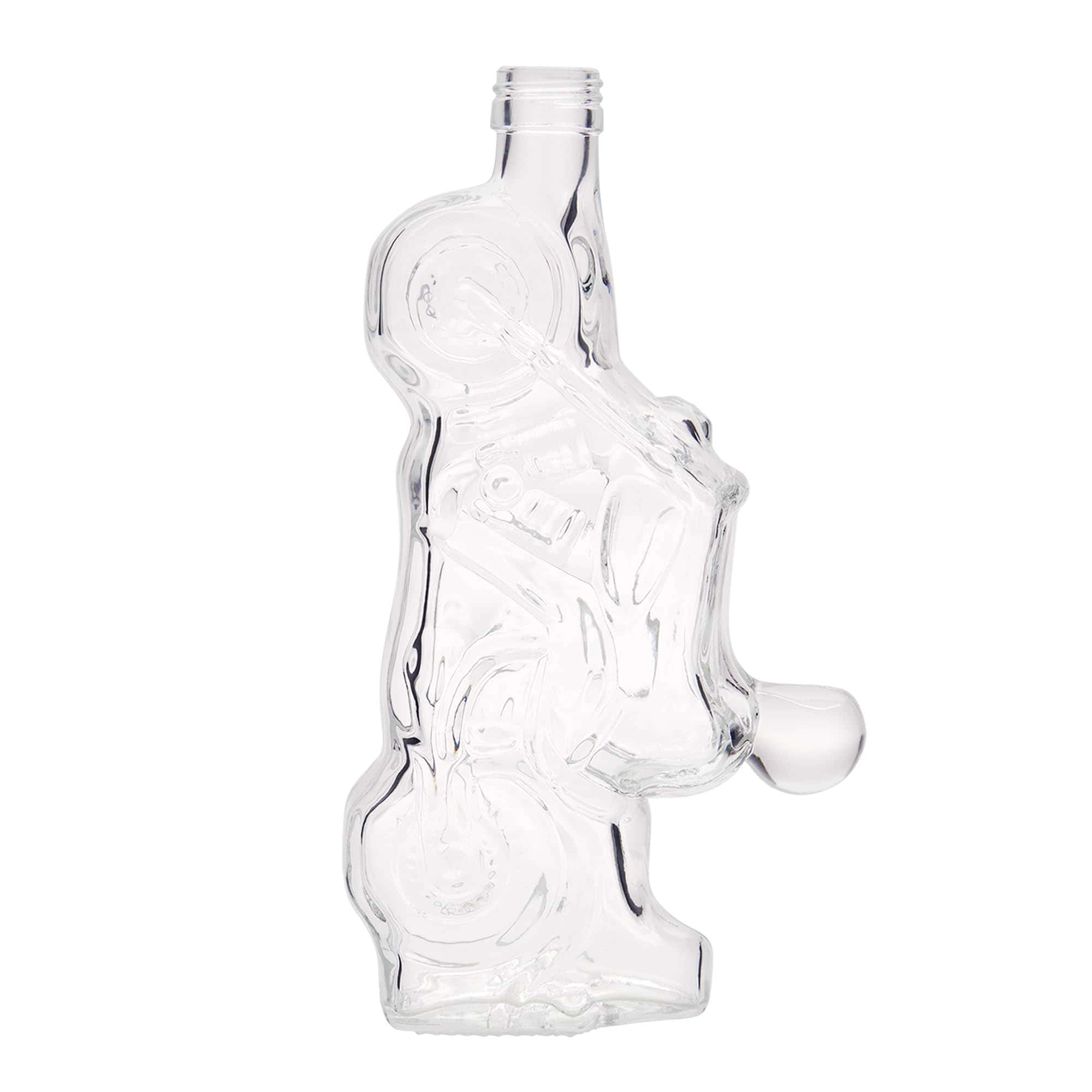 350 ml skleněná láhev 'Motocykl', hrdlo: PP 28