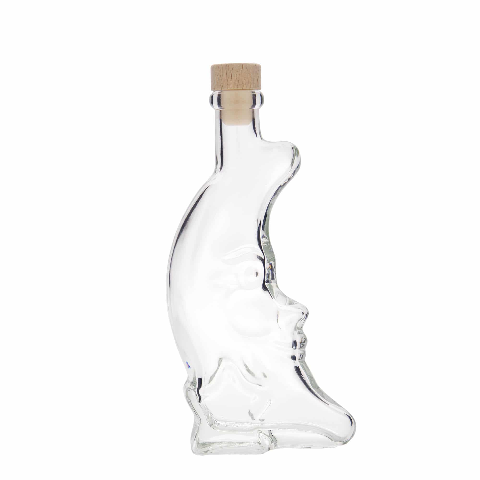 Skleněná lahev 200 ml 'Měsíc', uzávěr: korek
