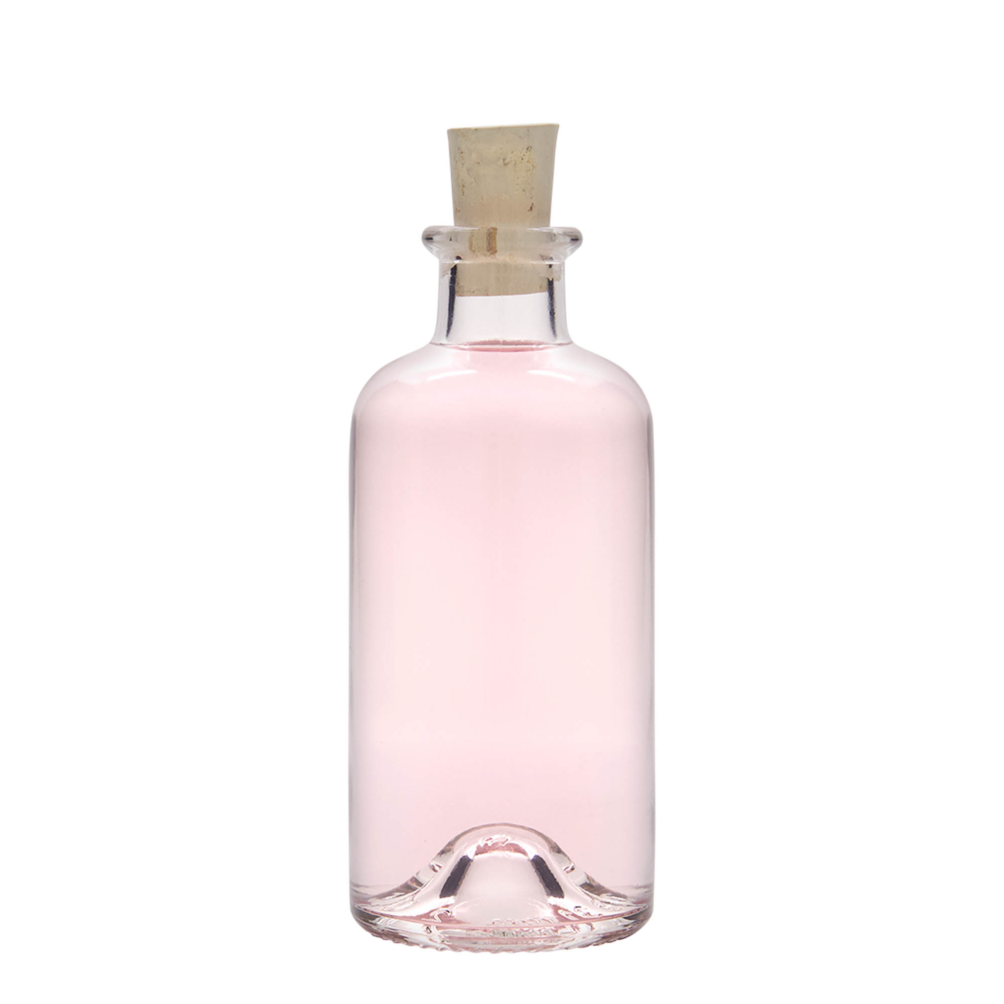 200 ml skleněná láhev lékárníka, hrdlo: korek