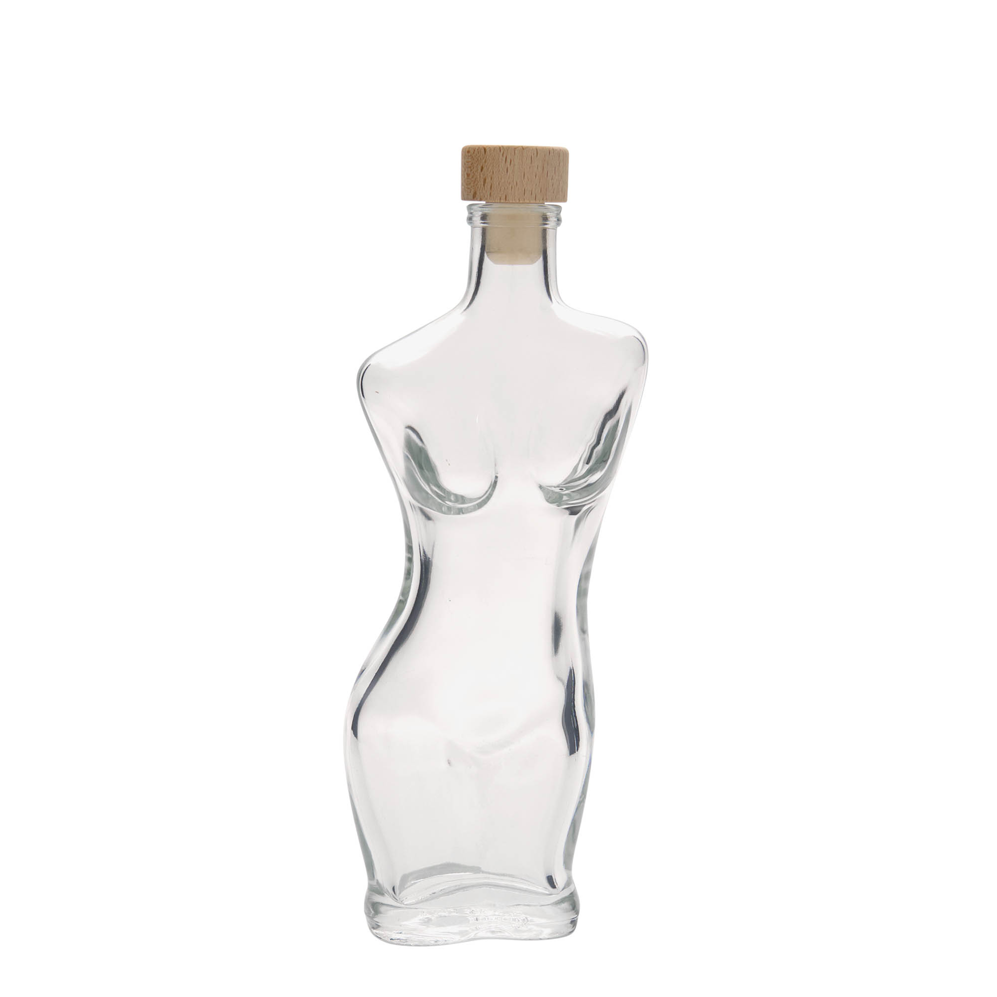 200 ml skleněná láhev 'Eva', hrdlo: korek 200 ml skleněná láhev 'Eva', hrdlo: korek