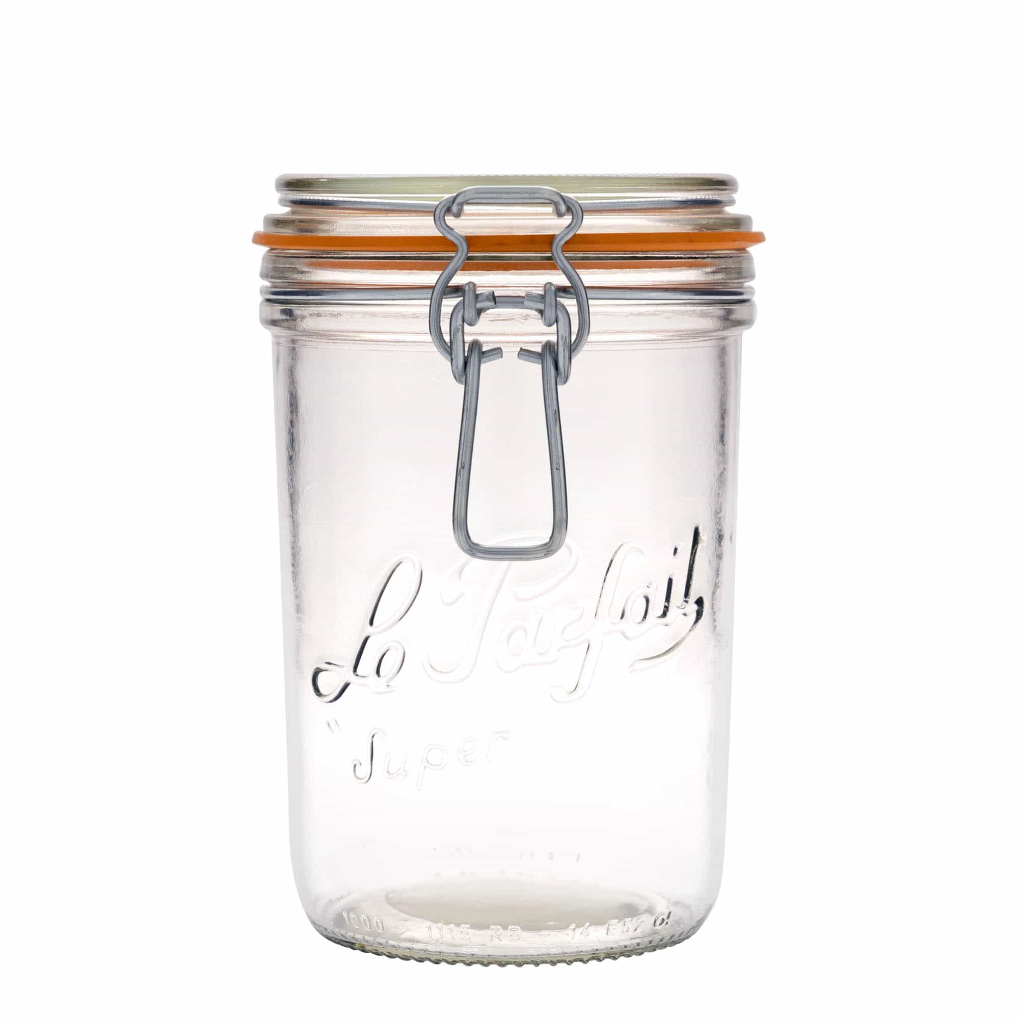 Sklenice s drátěným uzávěrem 1000 ml 'Le Parfait Super Terrine', uzávěr: drátěný uzávěr Sklenice s drátěným uzávěrem 1000 ml 'Le Parfait Super Terrine', uzávěr: drátěný uzávěr