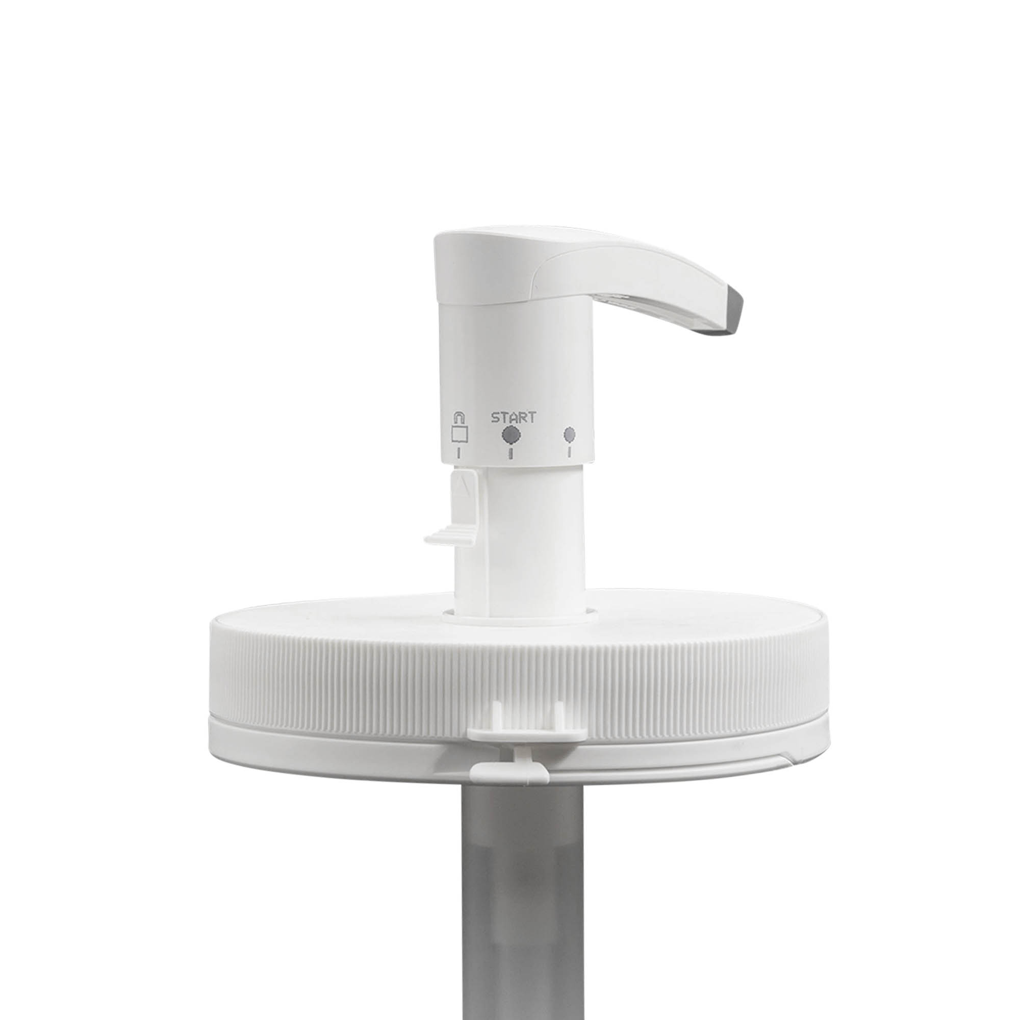 Dávkovací pumpa pro 1 240 ml „Securibox“, PE plast, bílá, pro hrdlo: šroubovací uzávěr