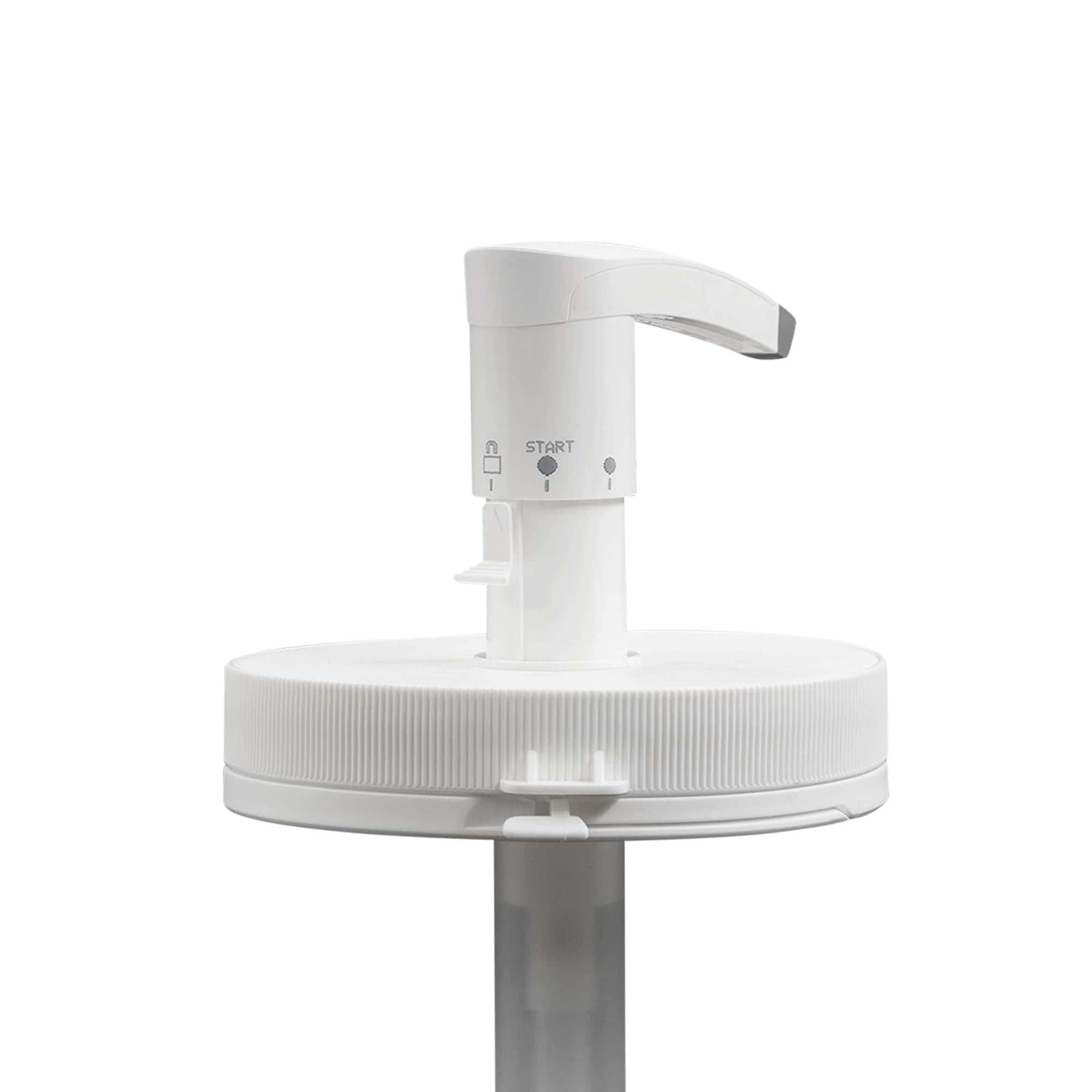 Dávkovací pumpa pro 1 240 ml „Securibox“, PE plast, bílá, pro hrdlo: šroubovací uzávěr Dávkovací pumpa pro 1 240 ml „Securibox“, PE plast, bílá, pro hrdlo: šroubovací uzávěr