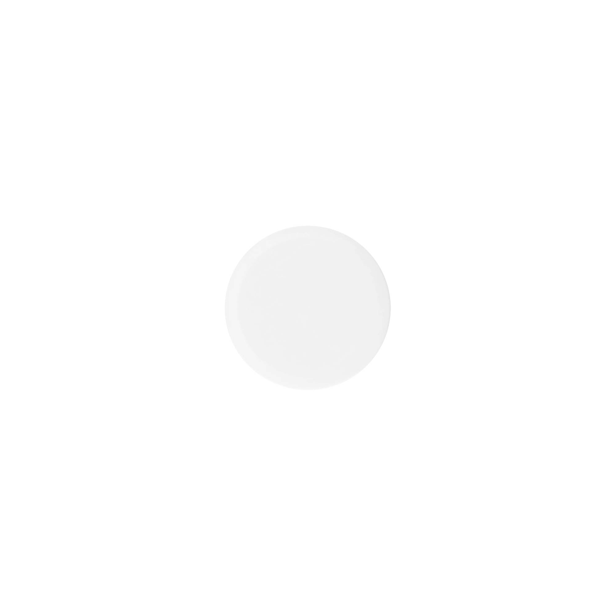 Uzávěr na šroubování 'White Line' 12 ml, PP plast, bílý