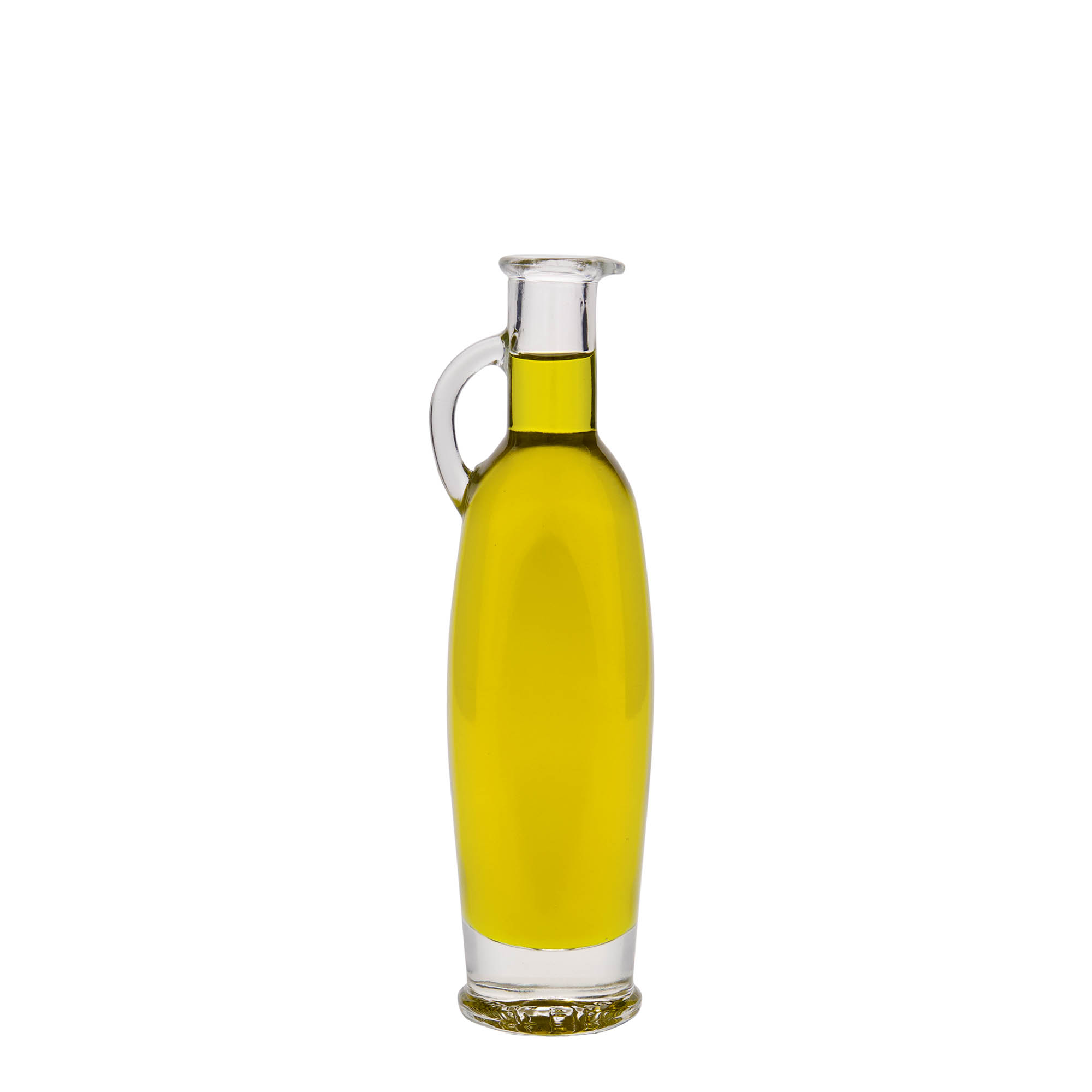 100ml skleněná lahvička 'Eleganta', oválná, hrdlo: korek