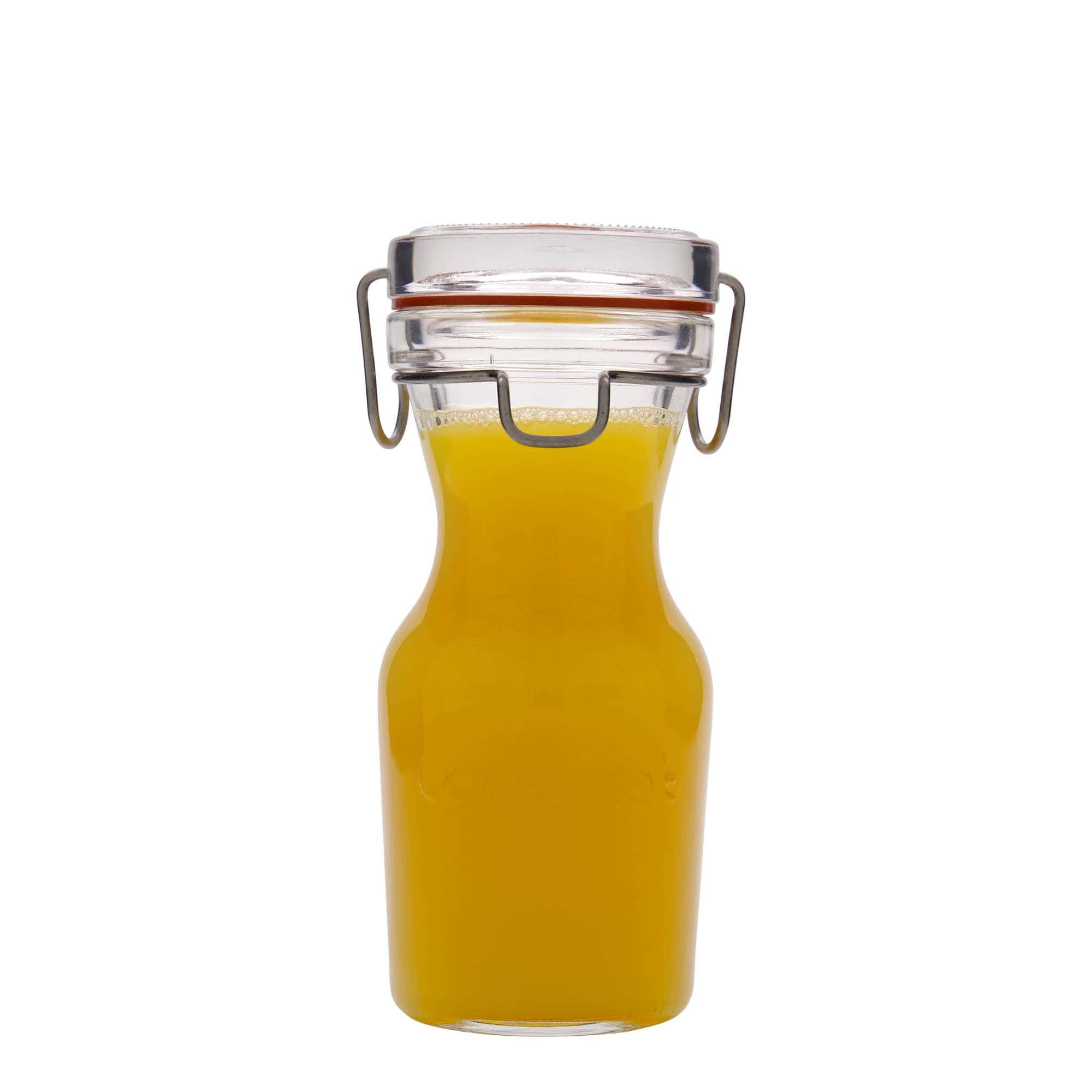 250 ml skleněná karafa „Lock-Eat“, hrdlo: drátěné zavírání