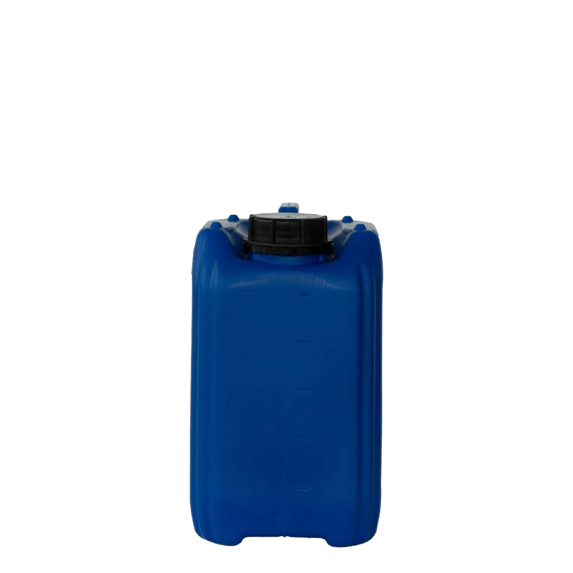 5 l kanystr, obdélníkový, HDPE plast, modrý, hrdlo: ND 55