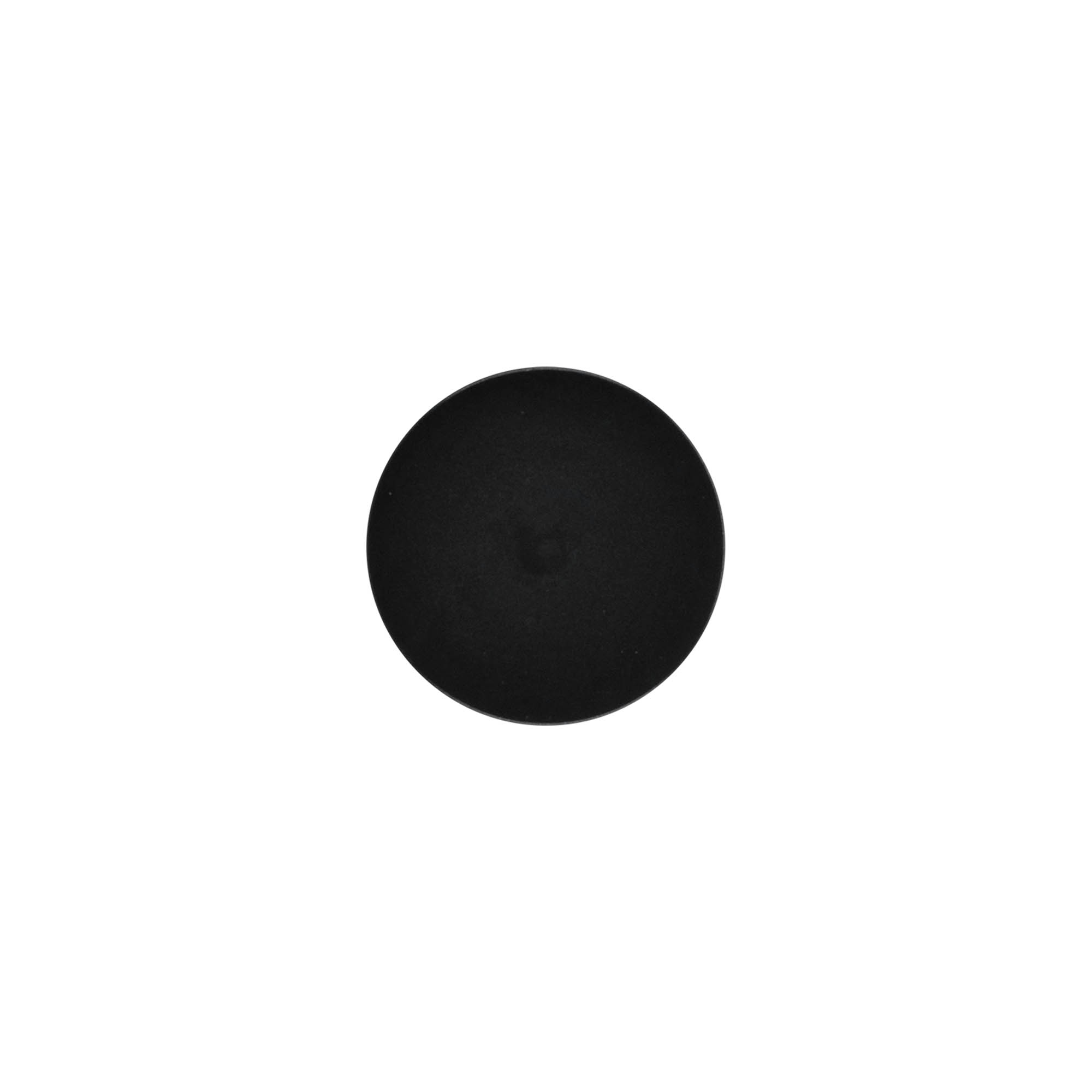 Šroubovací uzávěr pro 30 ml 'Antonella', plast PP, černý Šroubovací uzávěr pro 30 ml 'Antonella', plast PP, černý