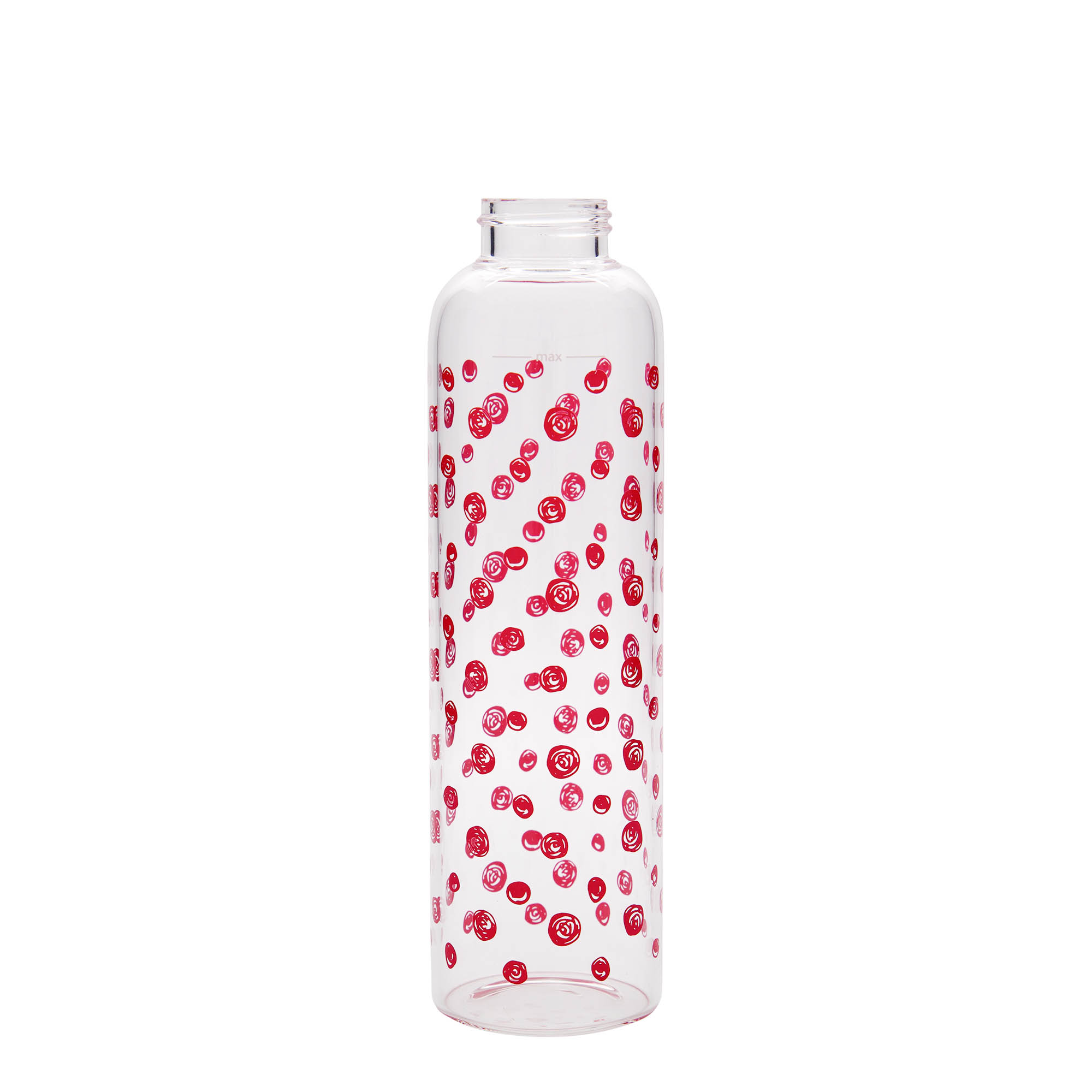 500 ml lahev na pití 'Perseus - Červené tečky', hrdlo: šroubovací uzávěr