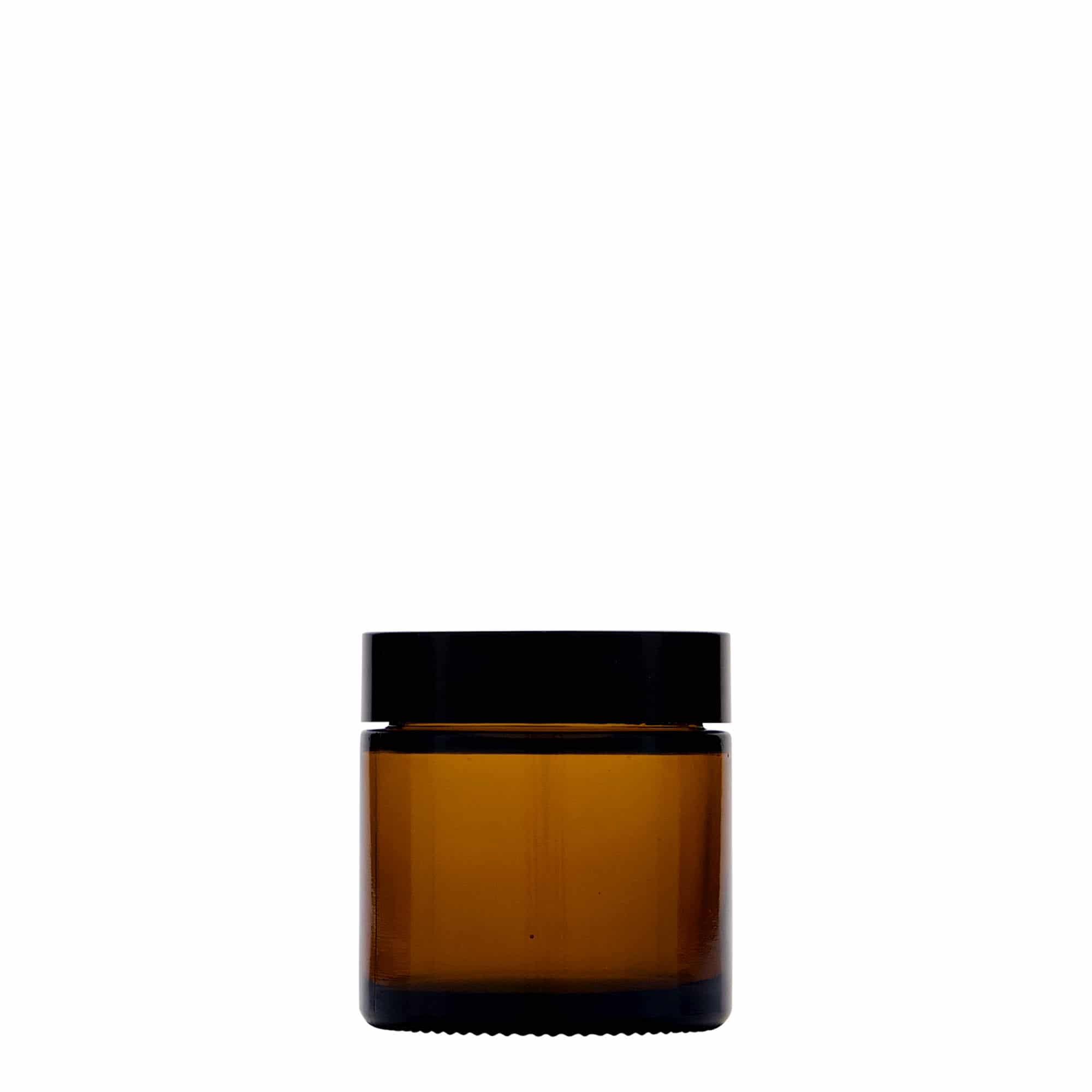 60 ml kelímek 'Brown Line', sklo, hnědý, hrdlo: závitové uzávěr