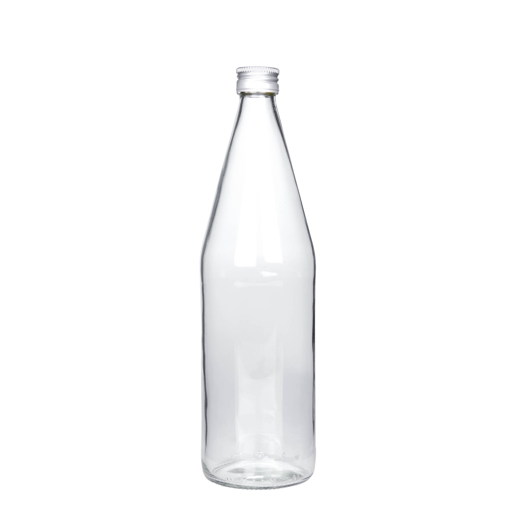 750 ml univerzální láhev tvaru mrkve, sklo, hrdlo: PP 28 750 ml univerzální láhev tvaru mrkve, sklo, hrdlo: PP 28