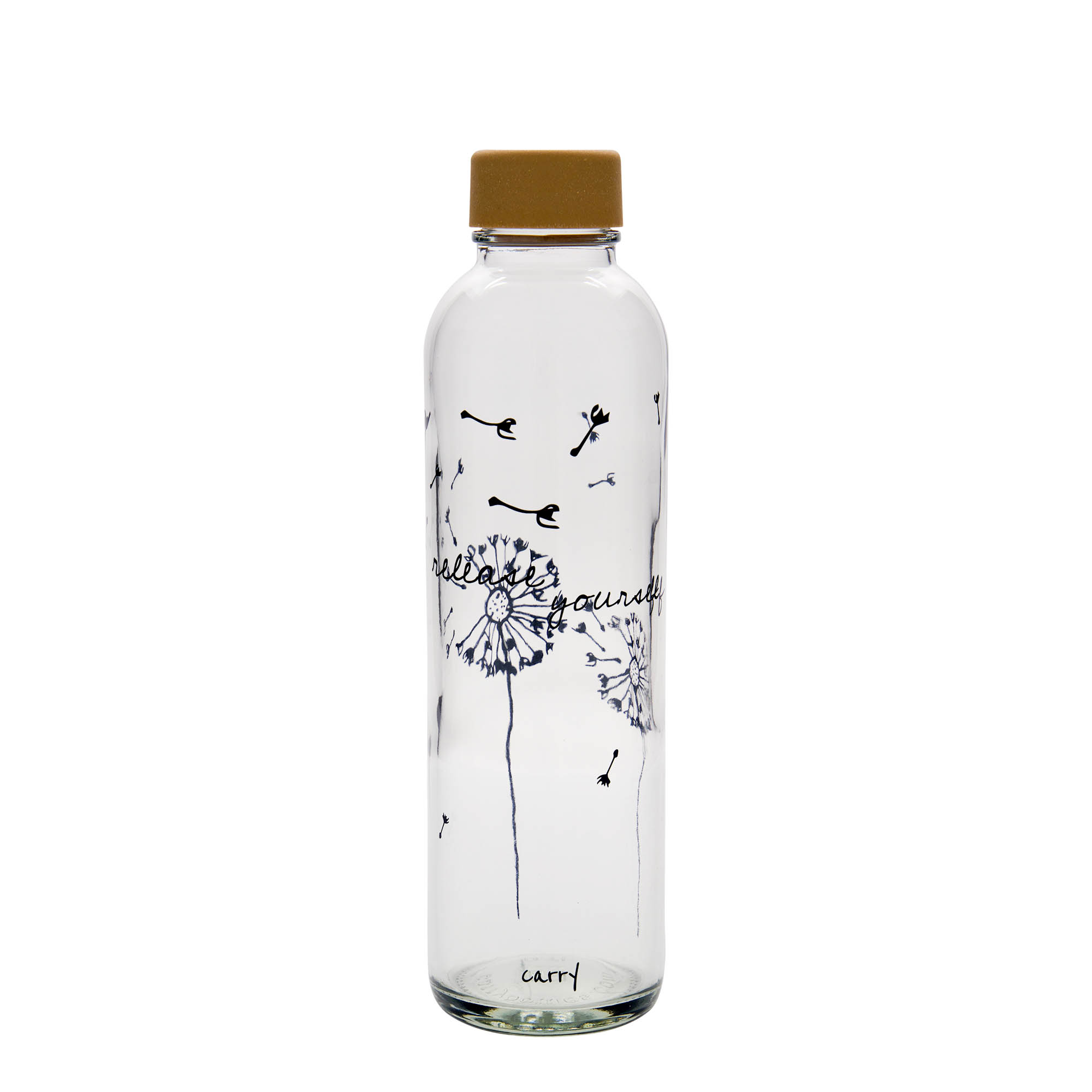 700 ml láhev na pití CARRY Bottle, motiv: Uvolni se, uzávěr: šroubovací