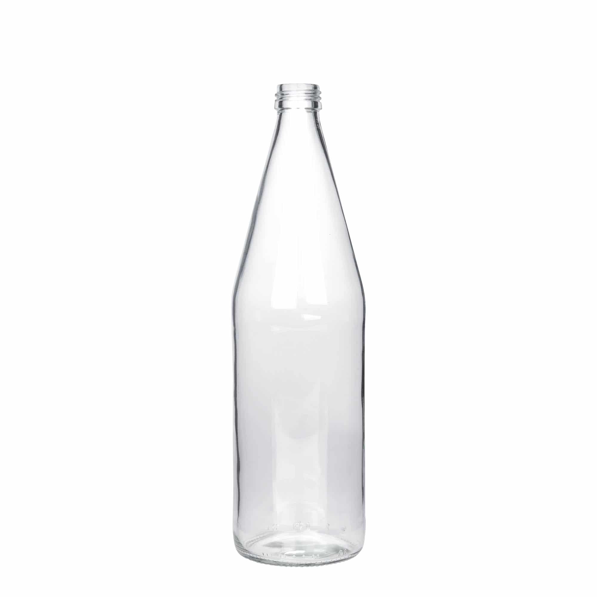 Univerzální lahev ve tvaru mrkve 750 ml, sklo, ústí: PP 28 Univerzální lahev ve tvaru mrkve 750 ml, sklo, ústí: PP 28