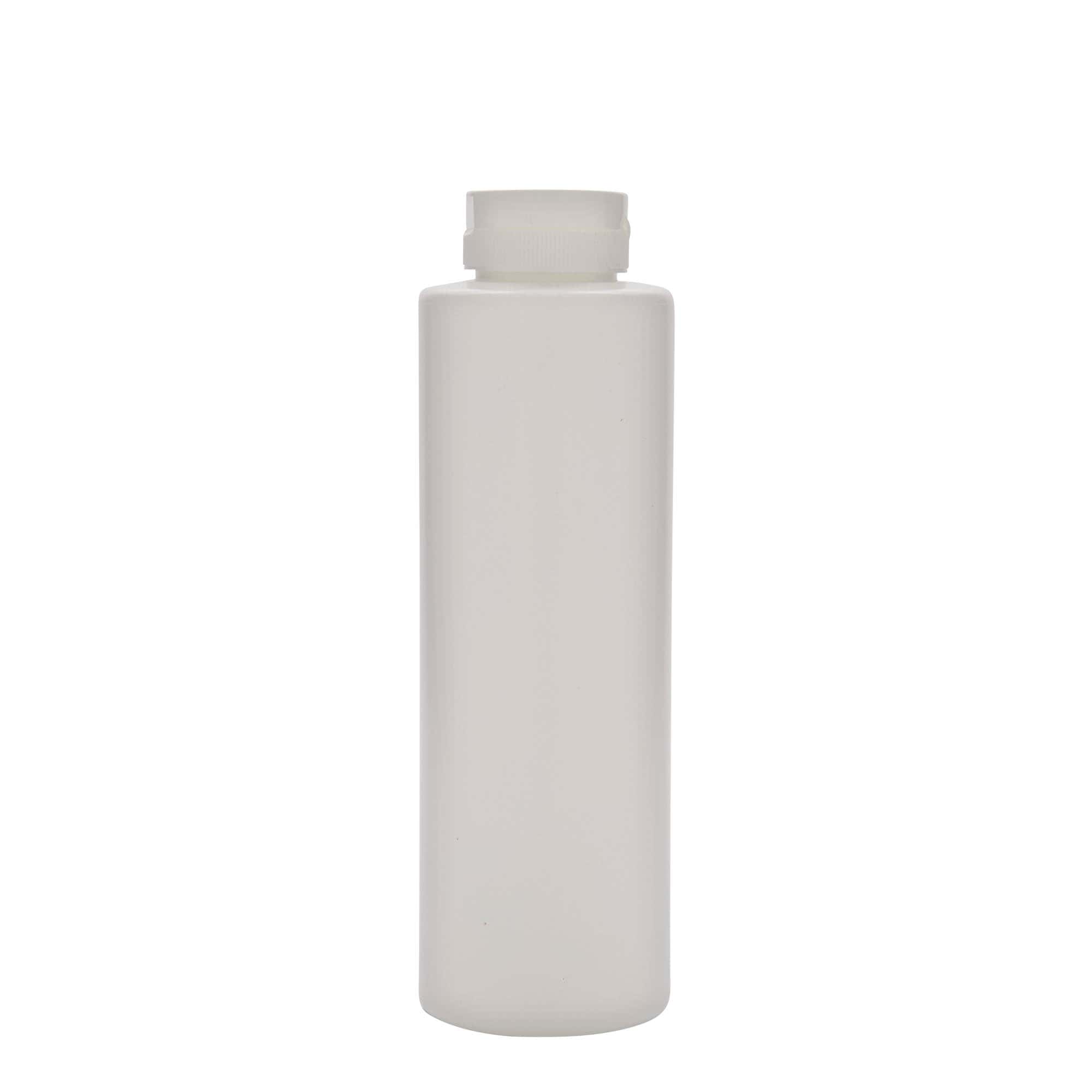 500 ml láhev na omáčky, LDPE plast, bílá, hrdlo: 38/400