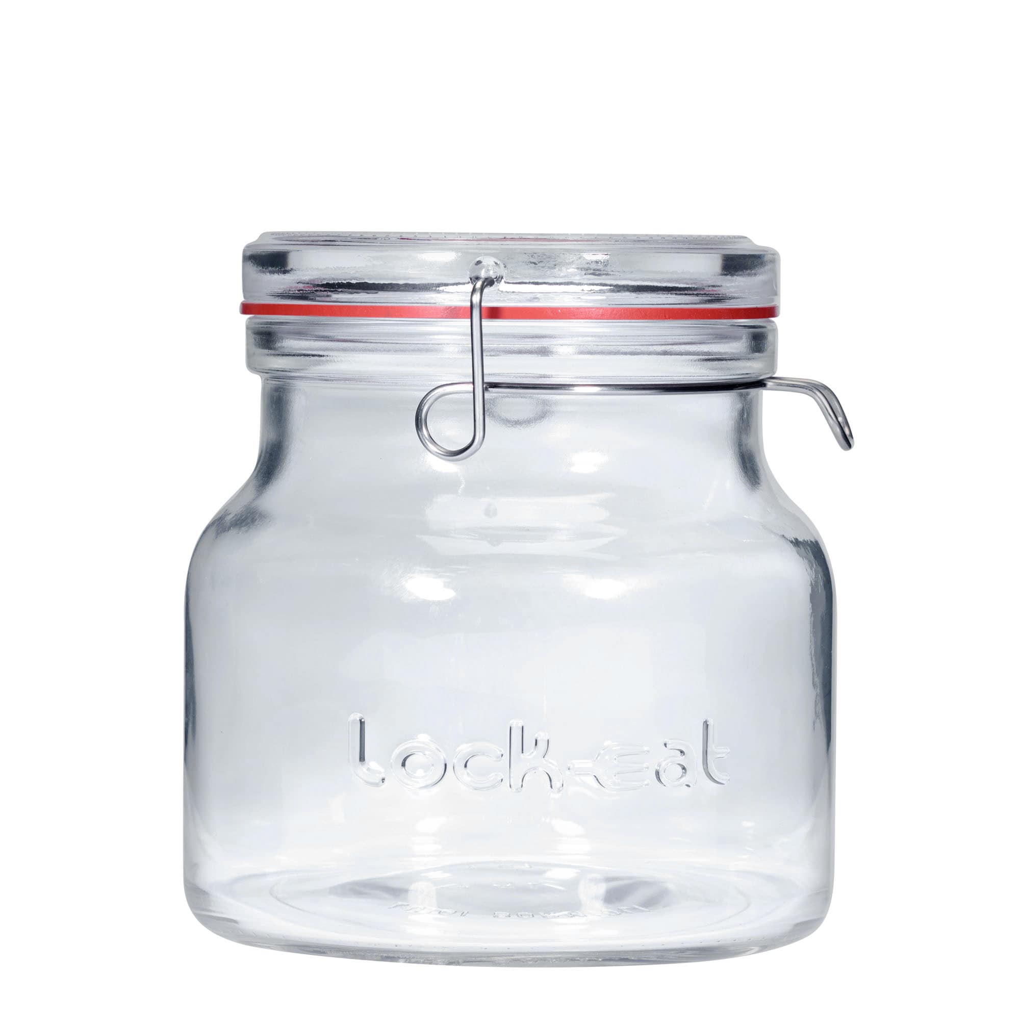 1.500 ml zavařovací sklenice s drátěným uzávěrem 'Lock-Eat', hrdlo: drátěný uzávěr