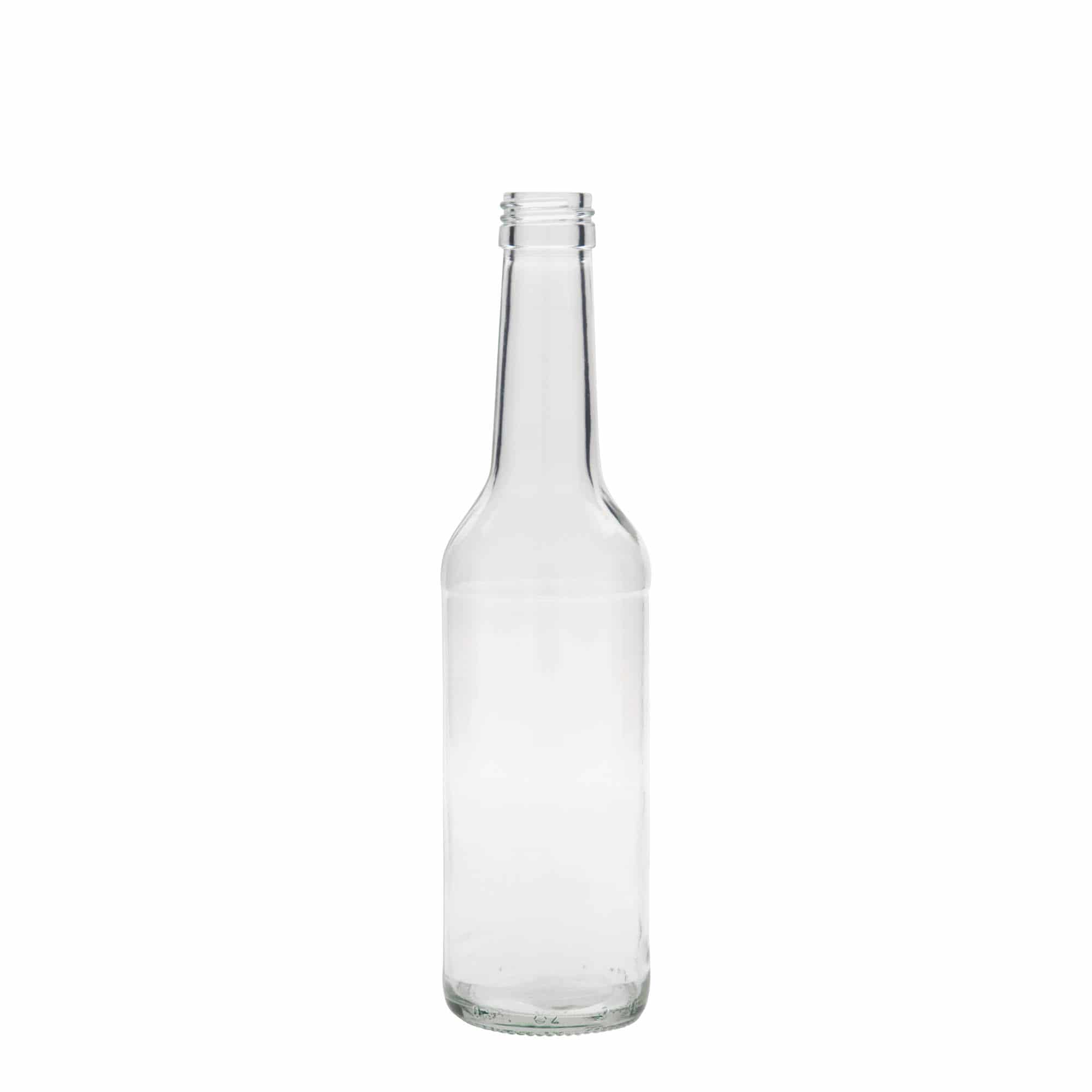 Skleněná lahev 350 ml rovné hrdlo, uzávěr: PP 28 Skleněná lahev 350 ml rovné hrdlo, uzávěr: PP 28