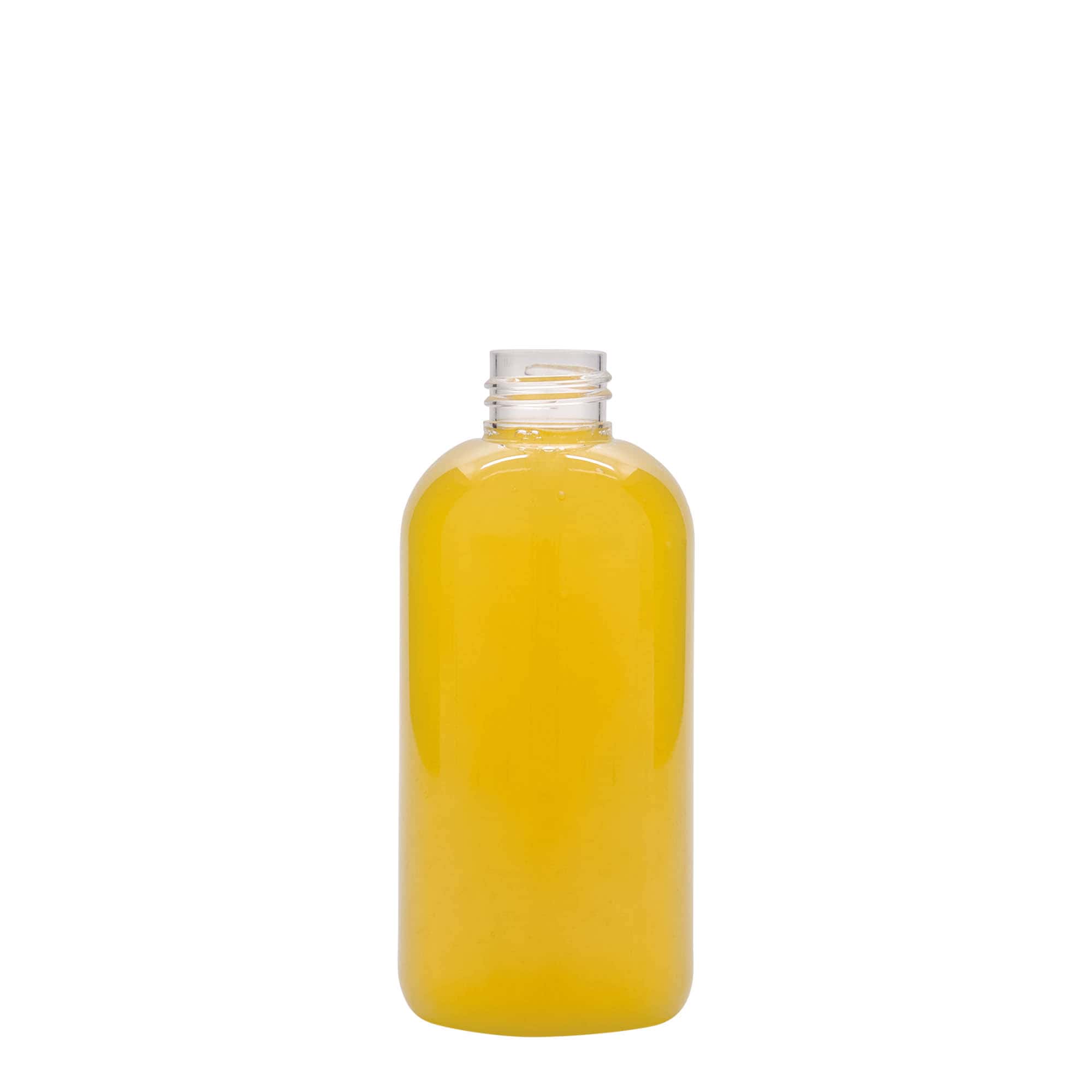 200 ml PET láhev 'Boston', plast, hrdlo: 24/410 200 ml PET láhev 'Boston', plast, hrdlo: 24/410