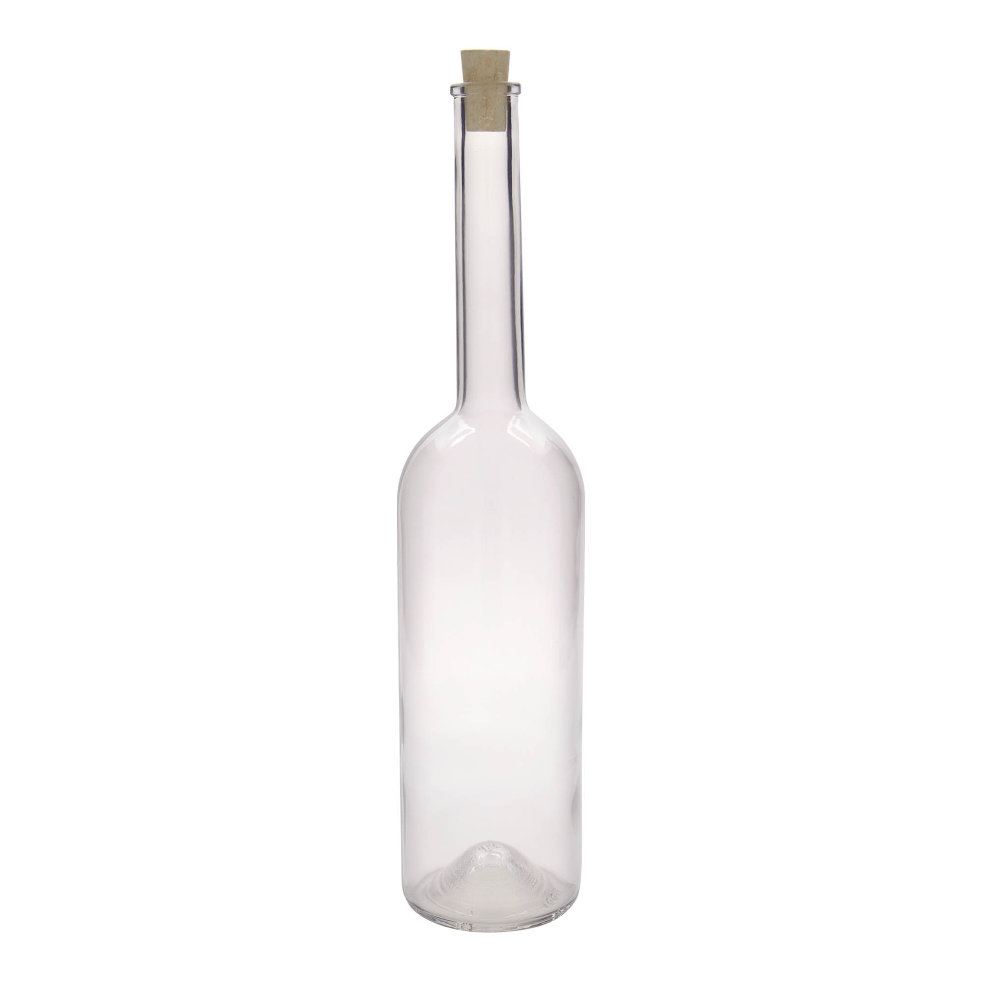 1.000 ml skleněná láhev 'Opera', hrdlo: korek 1.000 ml skleněná láhev 'Opera', hrdlo: korek