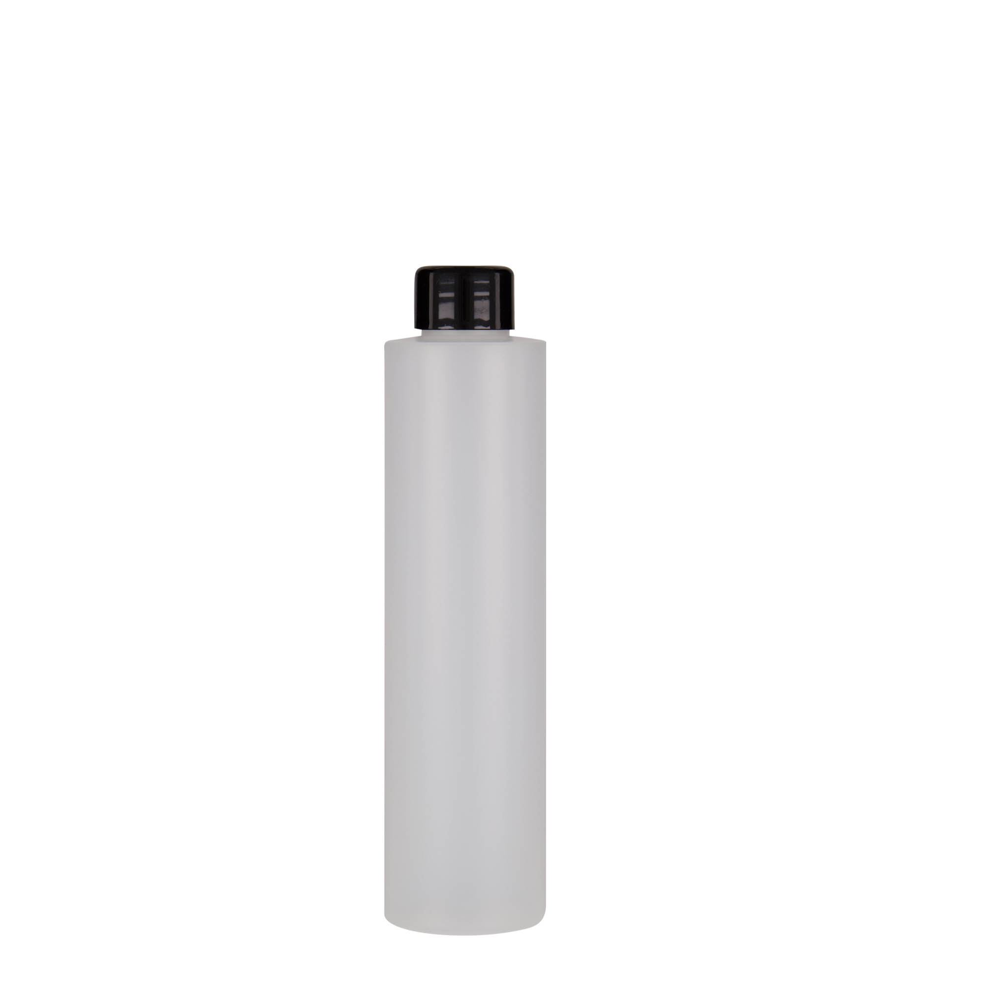 200 ml plastová lahvička 'Pipe', HDPE, přírodní, hrdlo: 24/410