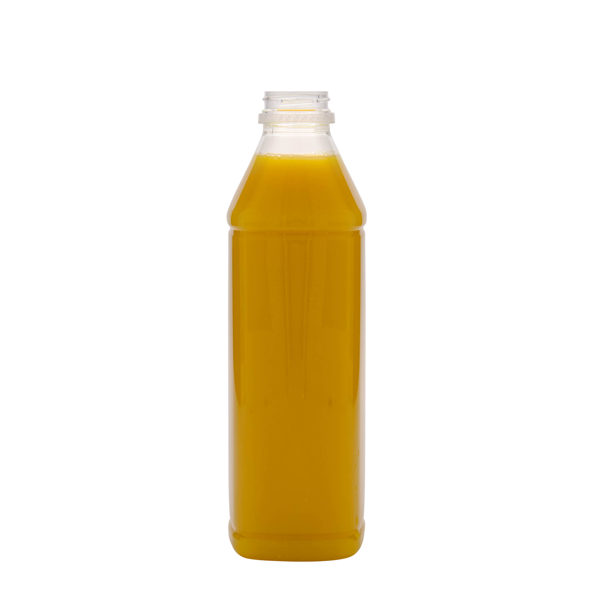1.000 ml PET láhev 'Milk and Juice Carré', čtvercová, plastová, hrdlo: 38 mm 1.000 ml PET láhev 'Milk and Juice Carré', čtvercová, plastová, hrdlo: 38 mm