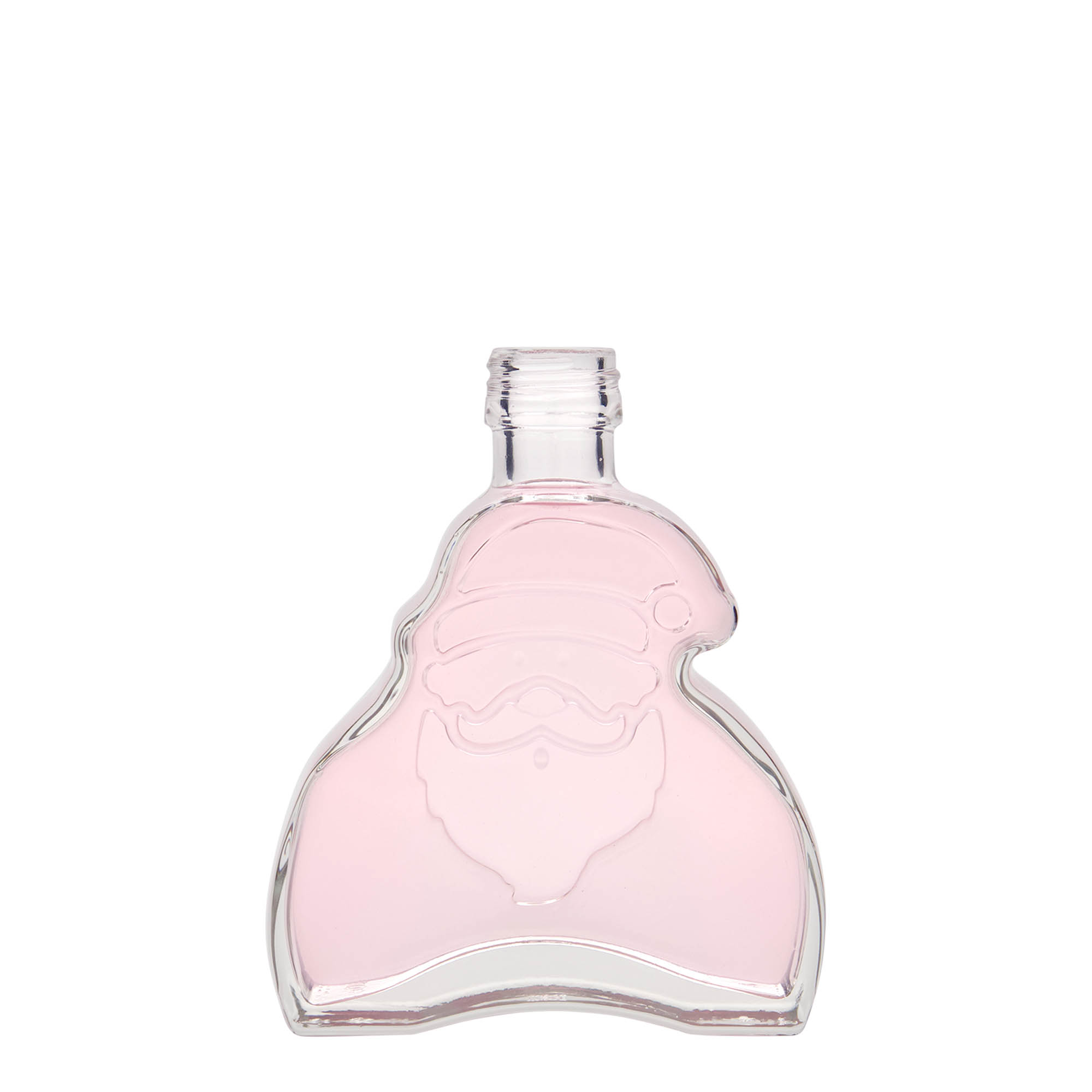 200 ml skleněná láhev 'Santa Claus', hrdlo: PP 28