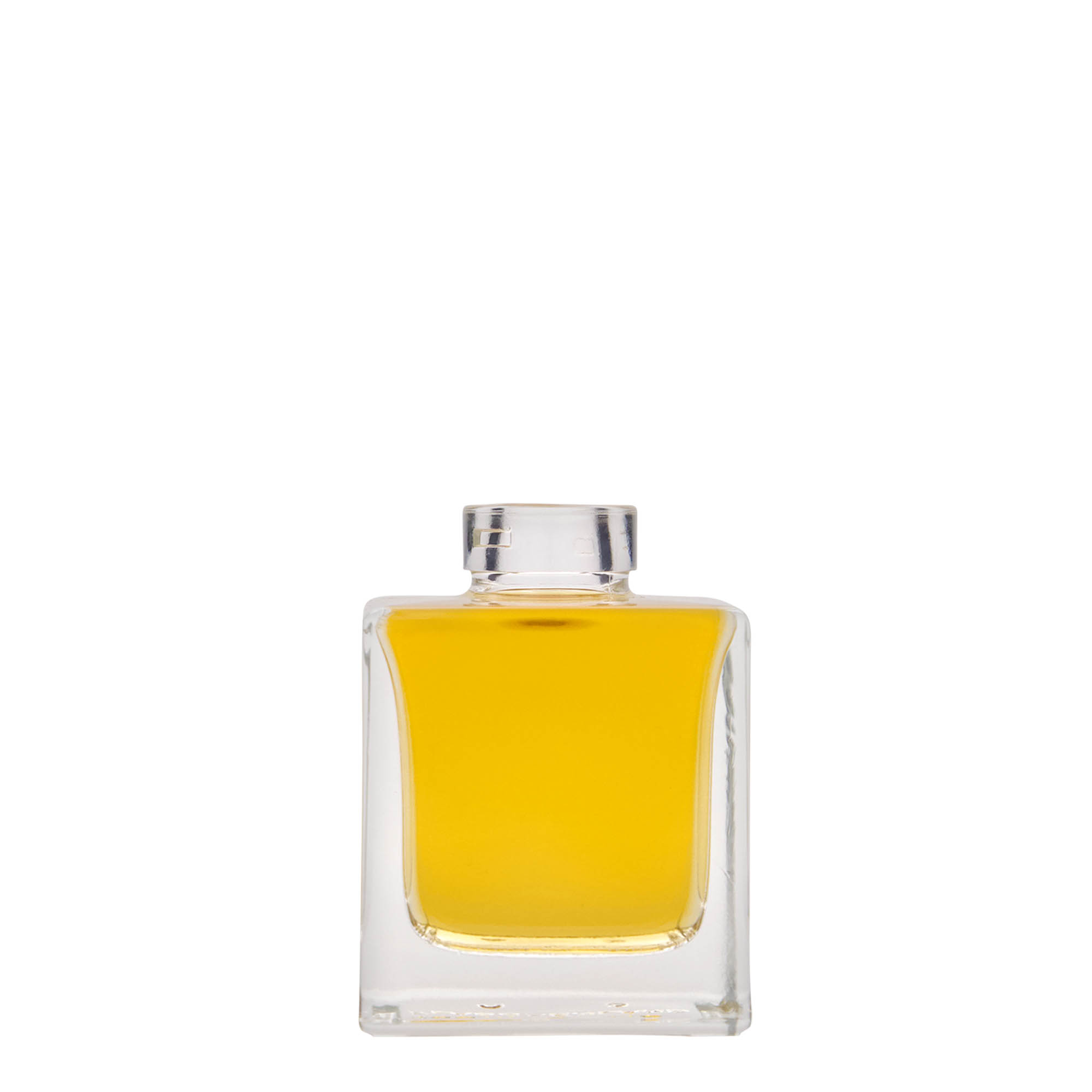 100 ml skleněná lahvička 'Cube', čtvercová, hrdlo: korek 100 ml skleněná lahvička 'Cube', čtvercová, hrdlo: korek