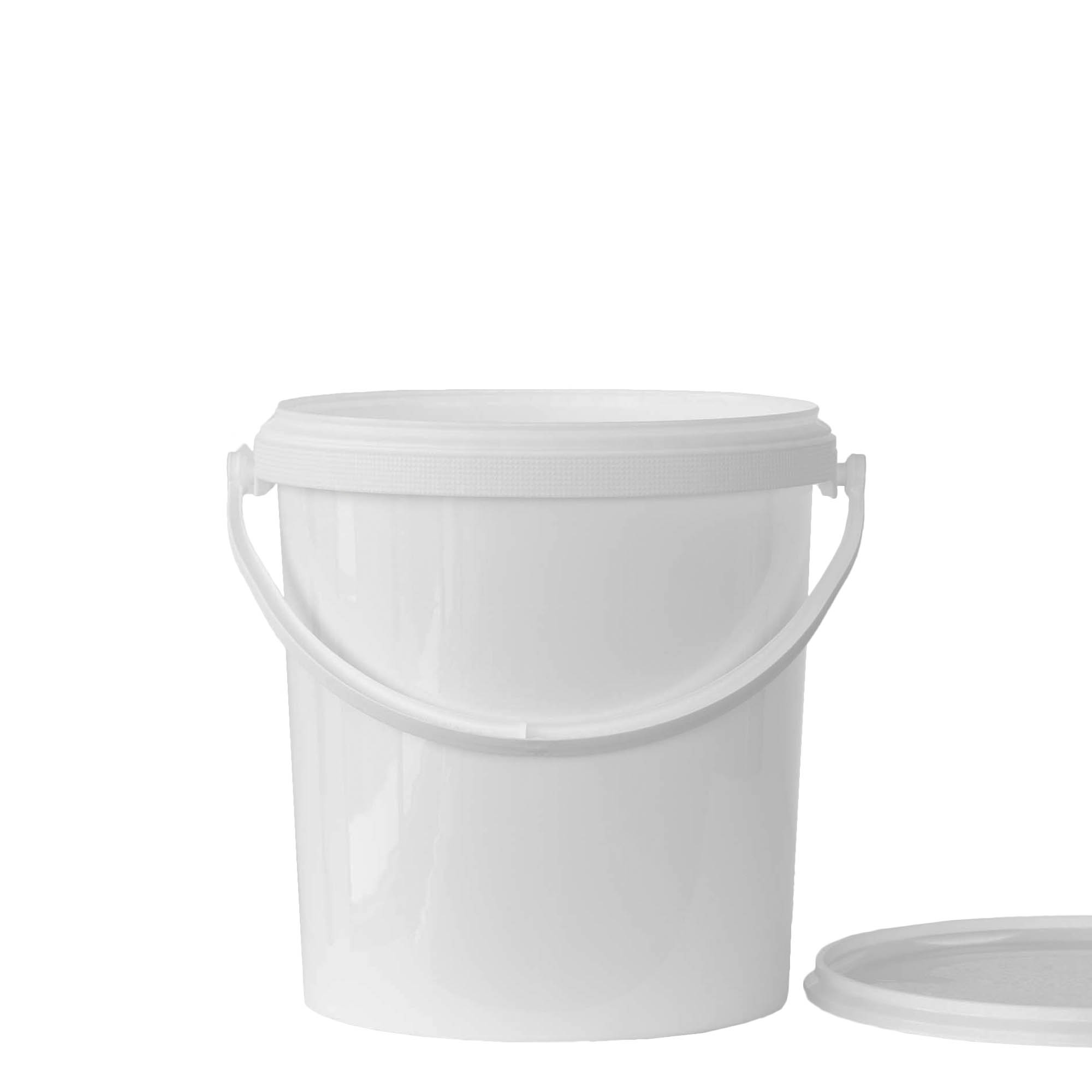 6 l kbelík, PP plast, bílý