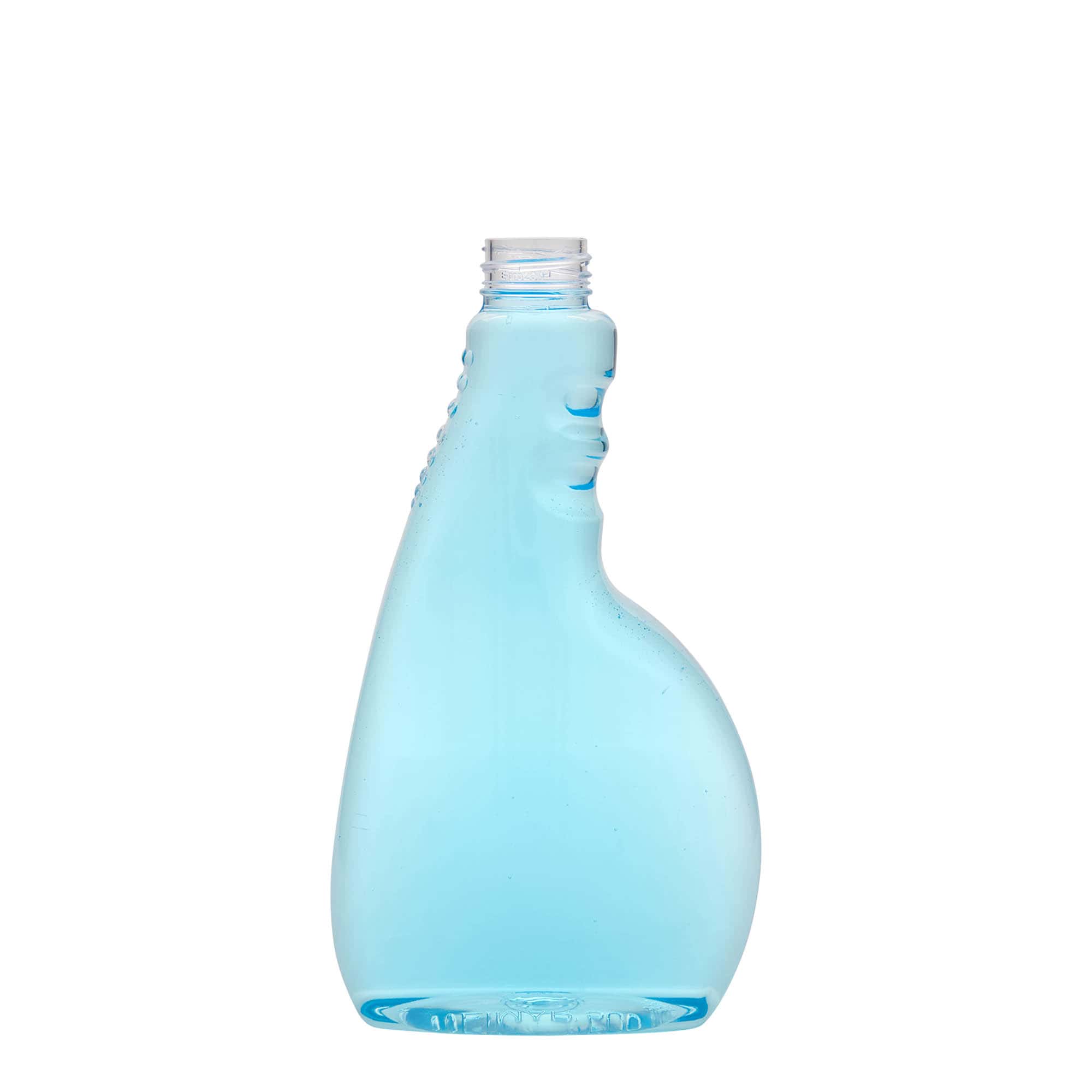 500 ml PET-sprchová láhev 'Piccobello', obdélníková, plast, hrdlo: šroubovací uzávěr